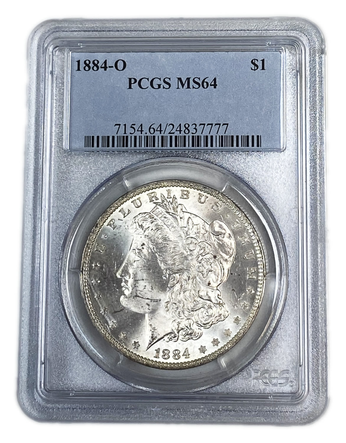 USA - Morgan Dollar 1884-O - PCGS MS 64
The Morgan dollar was a United States dollar coin minted from ... - 1 2
