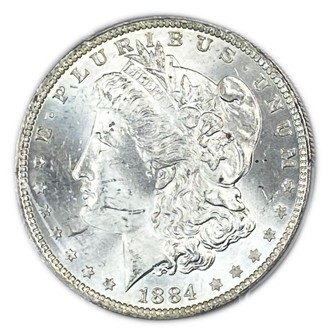 USA - Morgan Dollar 1884-O - PCGS MS 64
The Morgan dollar was a United States dollar coin minted from ... - 1 0