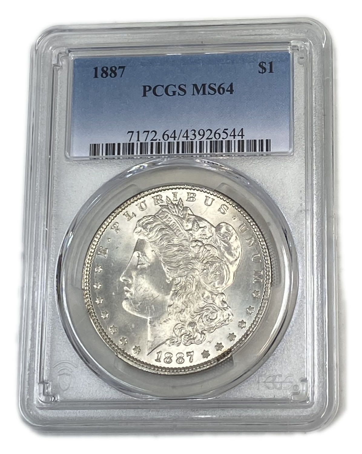 USA - Morgan Dollar 1887- PCGS MS 64
The Morgan dollar was a United States dollar coin minted from ... - 1 2