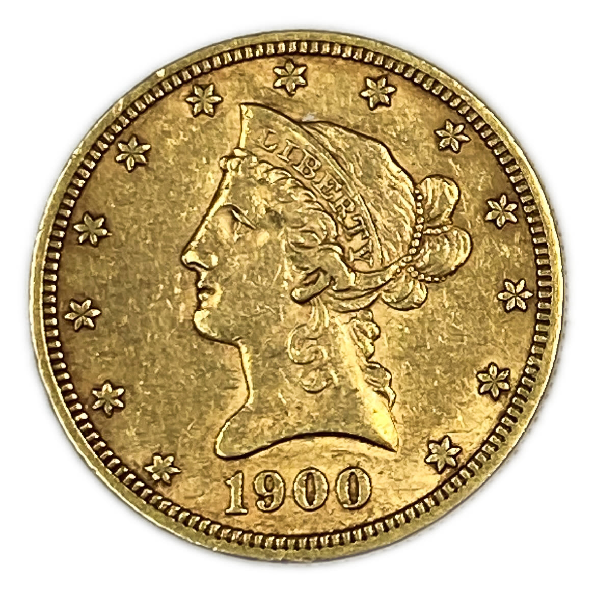 USA - 10 Dollars 1900 - Coronet Head - With motto - Gold 900, 16.66g, 27mm
Only 10% fees + VAT ... - 1 0