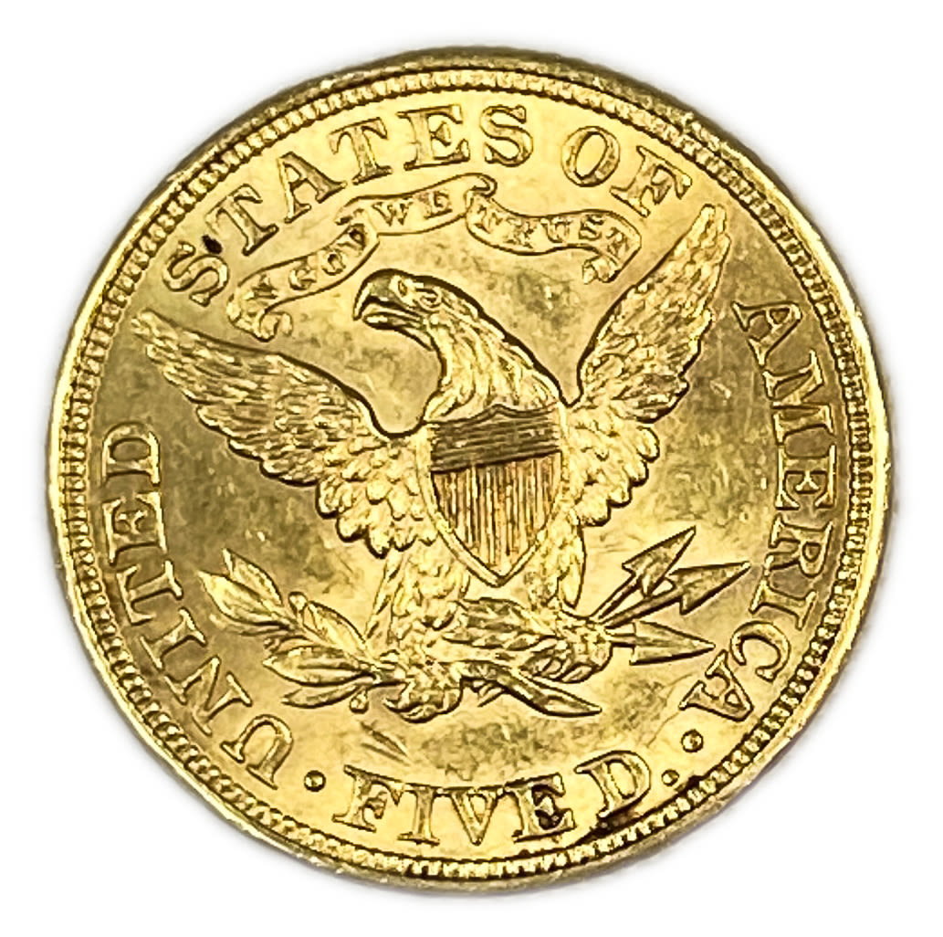 USA - 5 Dollars 1908 - Coronet Head - With motto - AU-UNC - Gold 900, 8.35g, 21.6mm
Commission of ... - 1 1