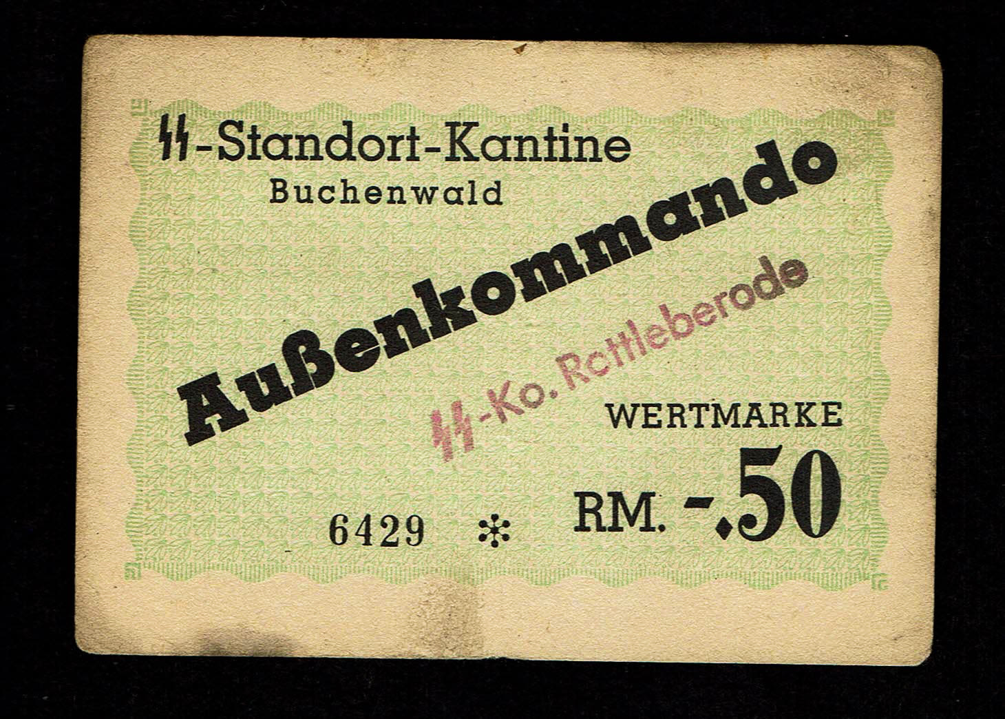 Holocaust concentration camps money - Germany - 0.5 mark 1937-1944 - Buchenwald camp - VF
0.50 ... - 1 0