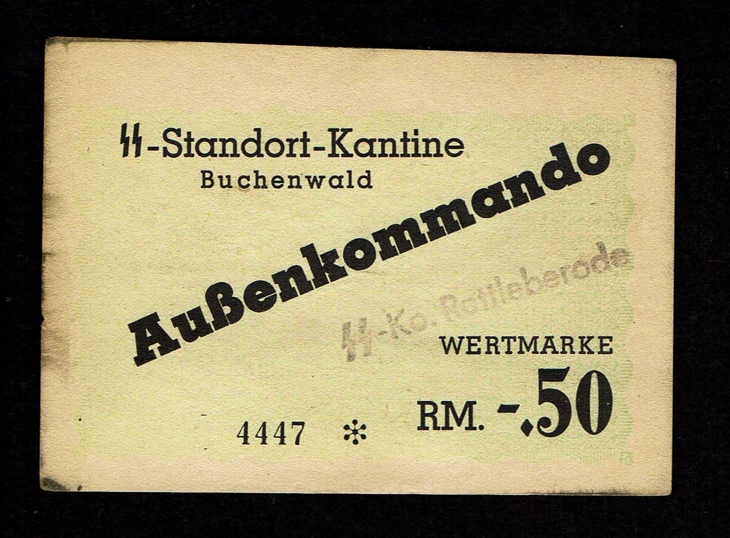 Holocaust concentration camps money - Germany - 0.5 mark 1937-1944 - Buchenwald camp - VF
0.50 ... - 1 0