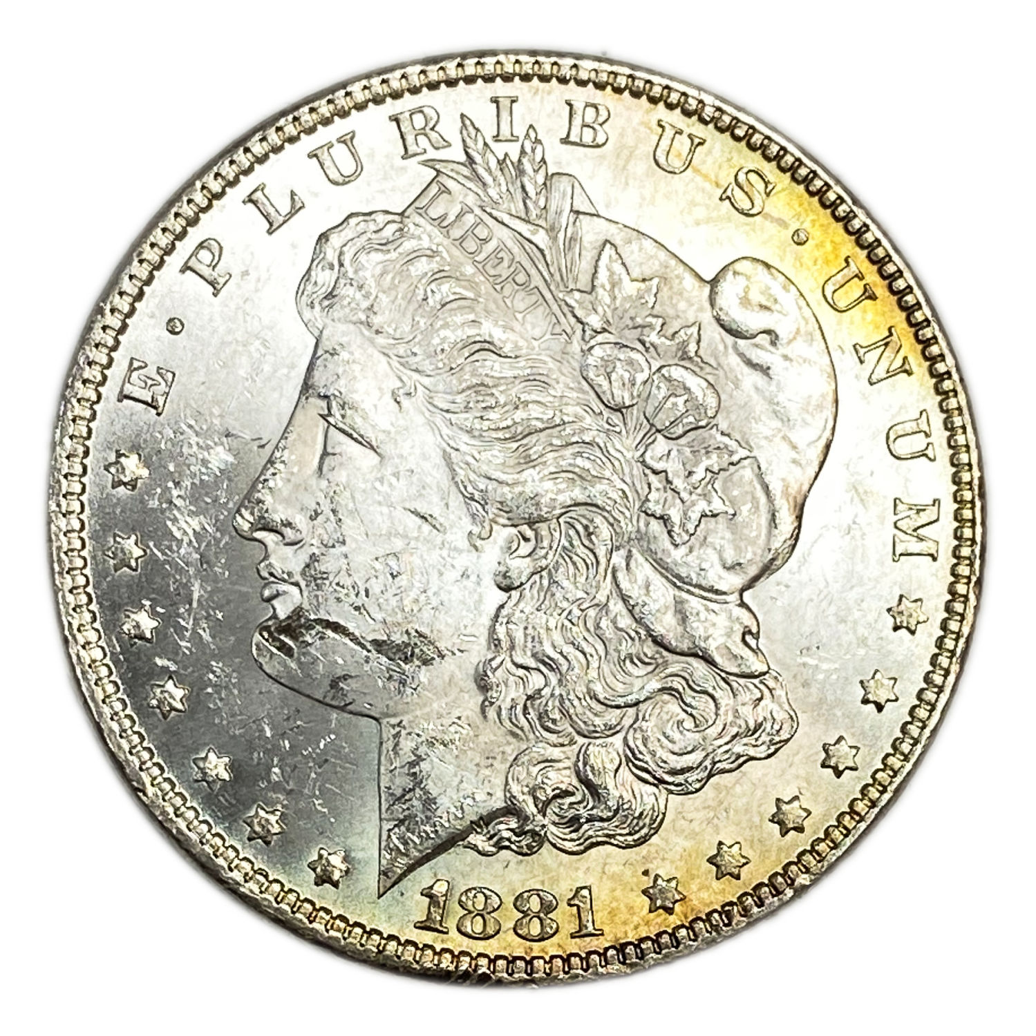 USA - Morgan Dollar 1881 - AU - Silver
The Morgan dollar was a United States dollar coin minted from ... - 1 0