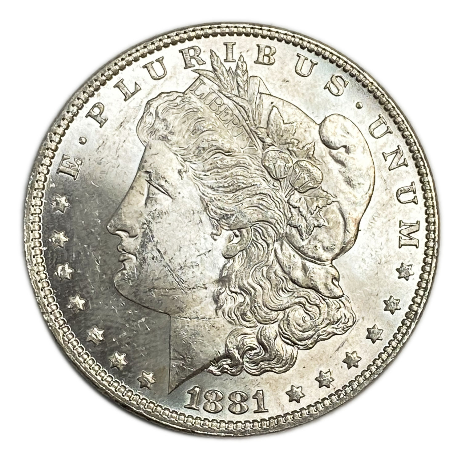 USA - Morgan Dollar 1881 - AU - Silver
The Morgan dollar was a United States dollar coin minted from ... - 1 0