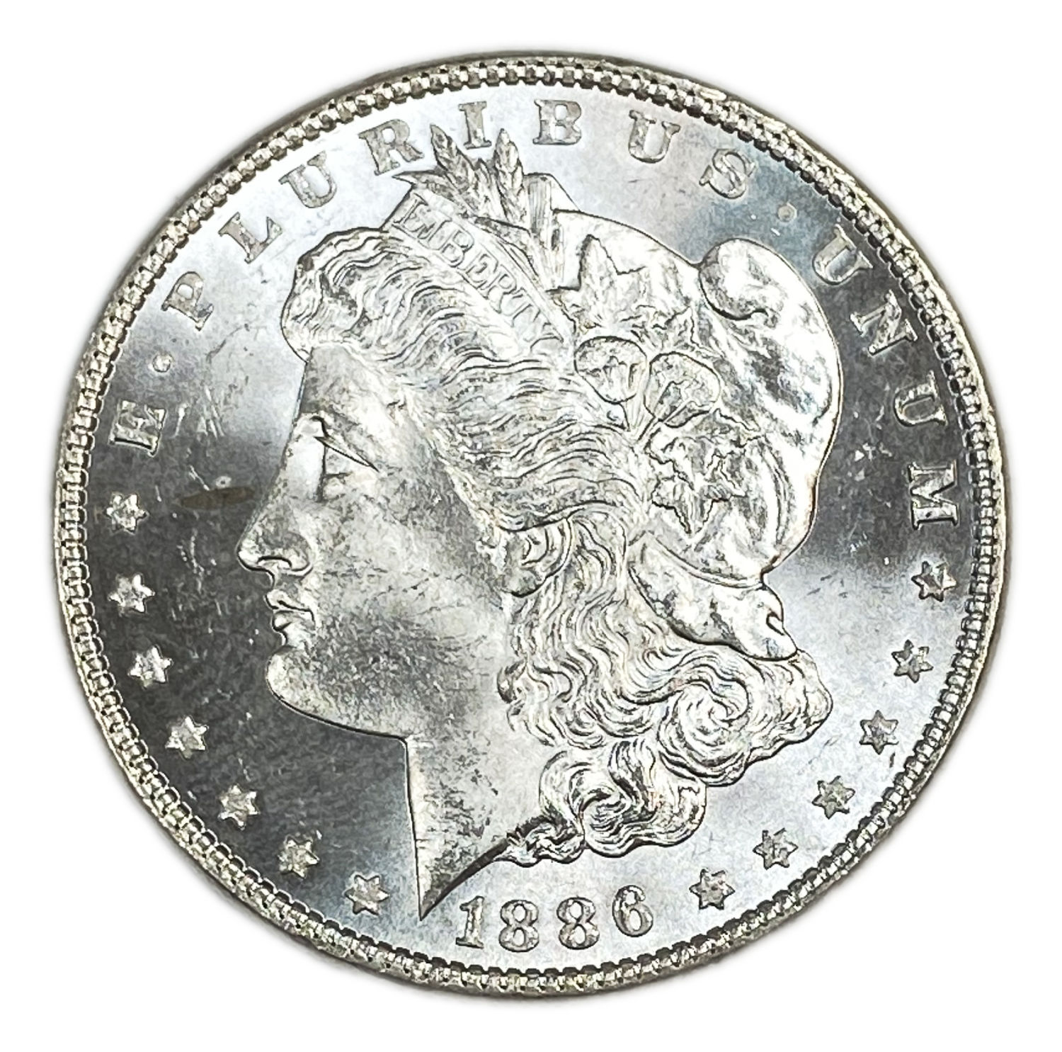 USA - Morgan Dollar 1886 - UNC - Silver
The Morgan dollar was a United States dollar coin minted ... - 1 0