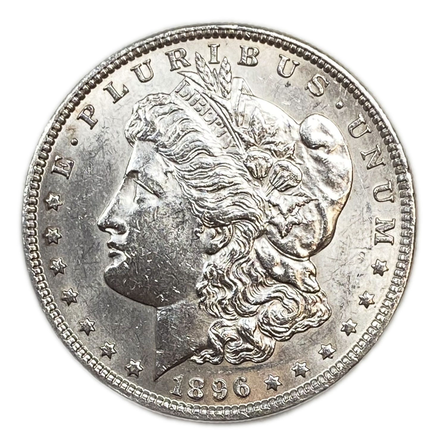 USA - Morgan Dollar 1896 - AU - Silver
The Morgan dollar was a United States dollar coin minted from ... - 1 0