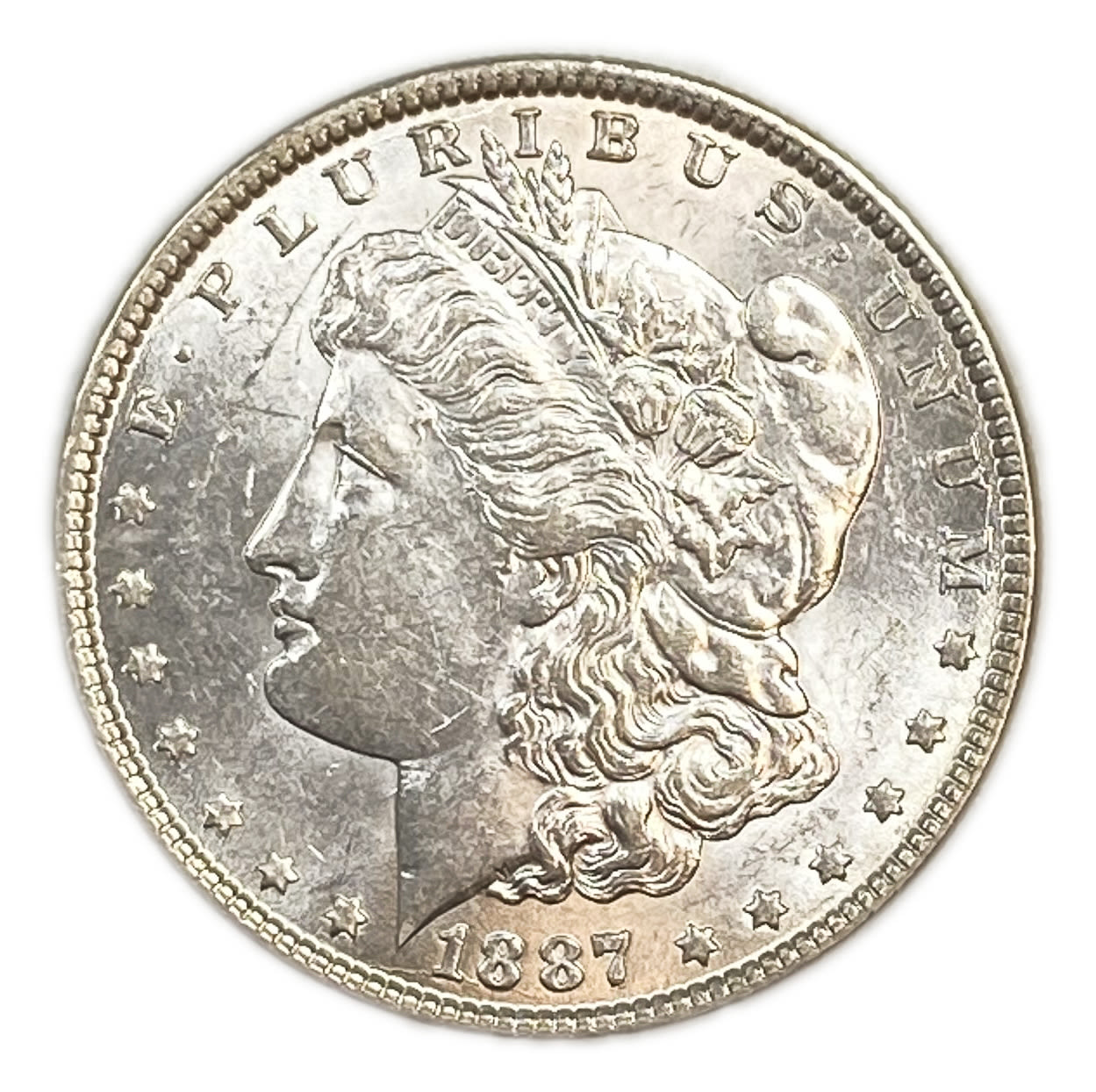 USA - Morgan Dollar 1887 - AU-UNC - Silver
The Morgan dollar was a United States dollar coin minted ... - 1 0