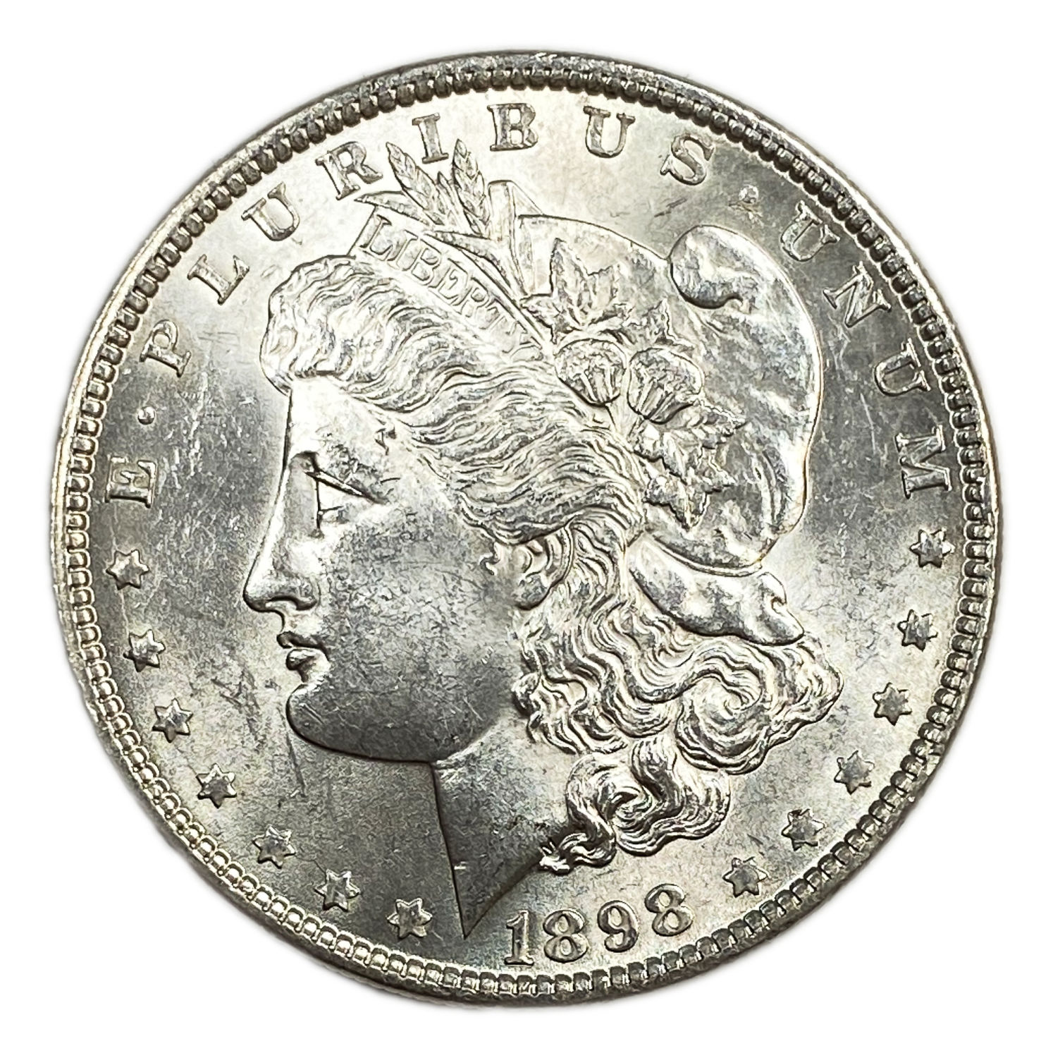 USA - Morgan Dollar 1898 - UNC - Silver
The Morgan dollar was a United States dollar coin minted ... - 1 0