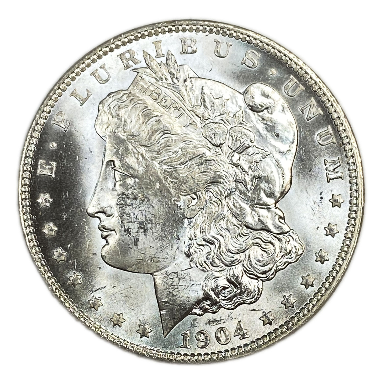 USA - Morgan Dollar 1904 O - UNC - Silver
The Morgan dollar was a United States dollar coin minted ... - 1 0