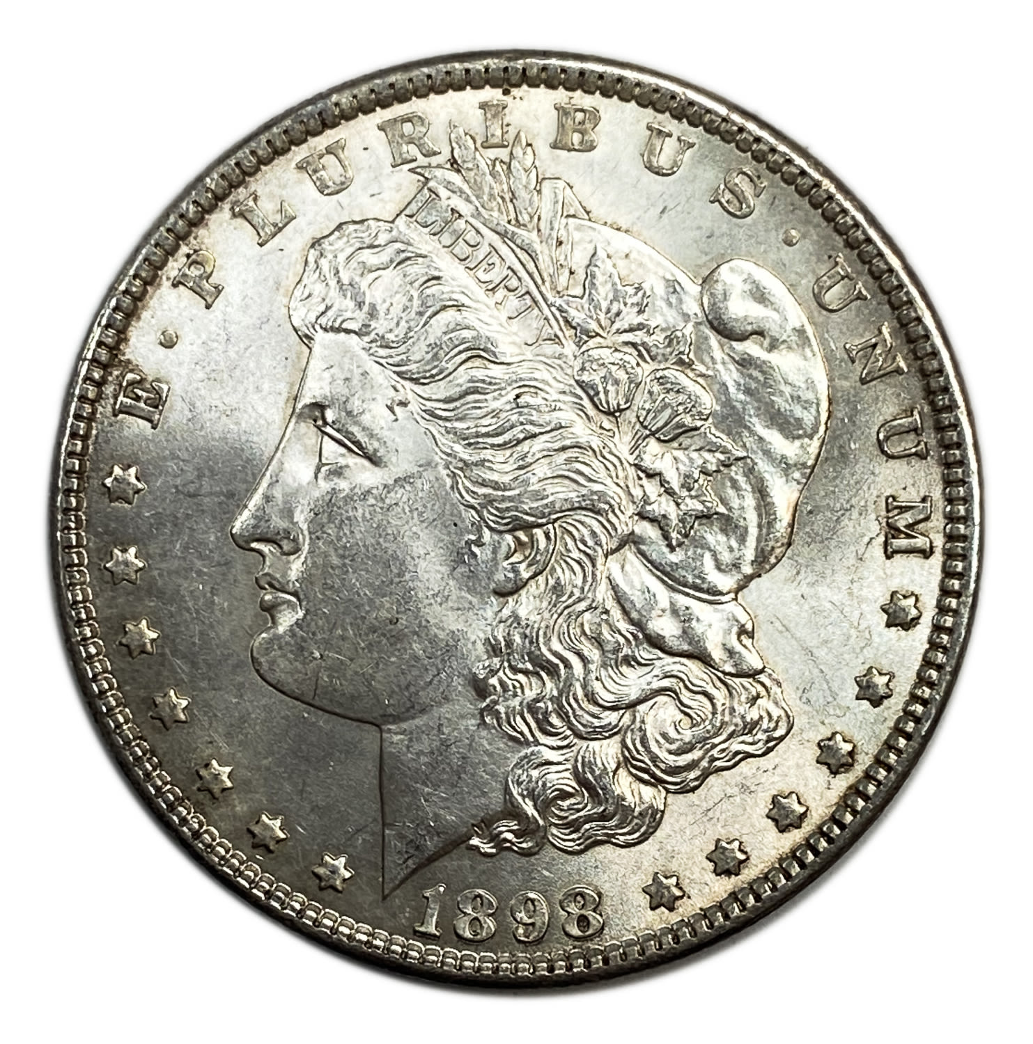 USA - Morgan Dollar 1898 - UNC - Silver
The Morgan dollar was a United States dollar coin minted ... - 1 0