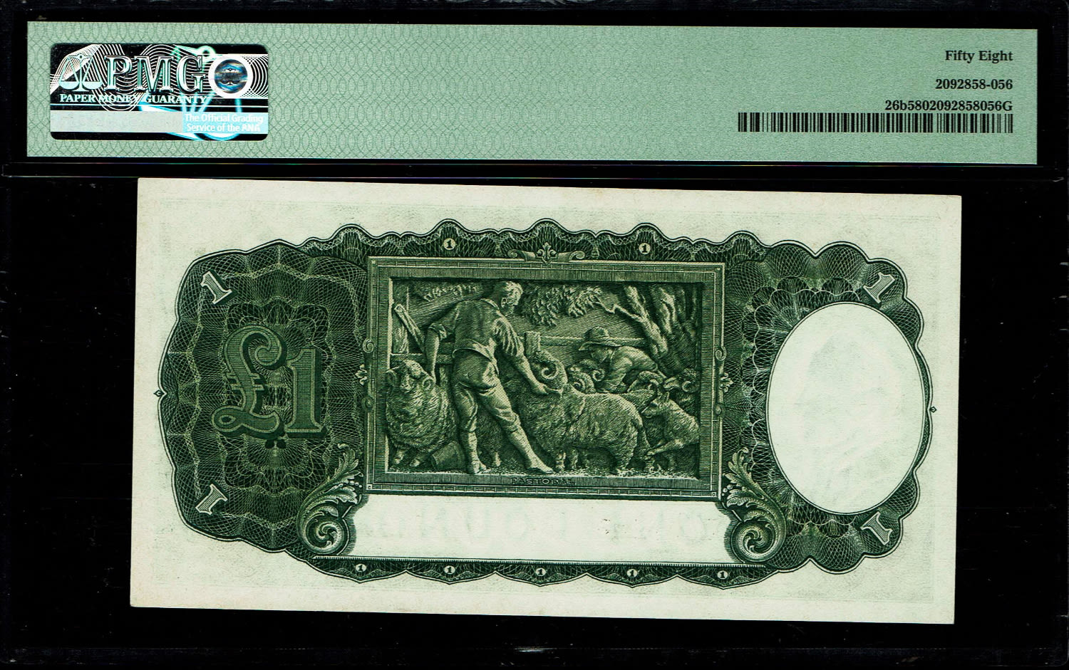 Australia - 1 Pound 1942 - PMG 58
Obverse, George VI at right
Royal Arms of Australia in centre ... - 1 1