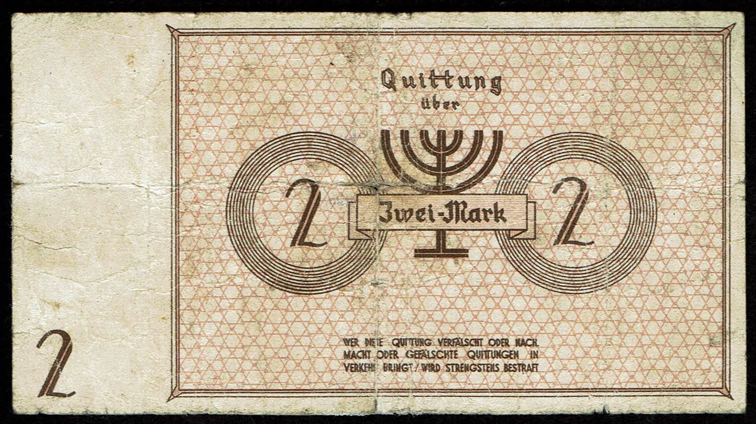 Holocaust concentration camps money - Poland - 2 mark 1940 - ghetto Lodz - F
Banknote of 2 mark ... - 1 1