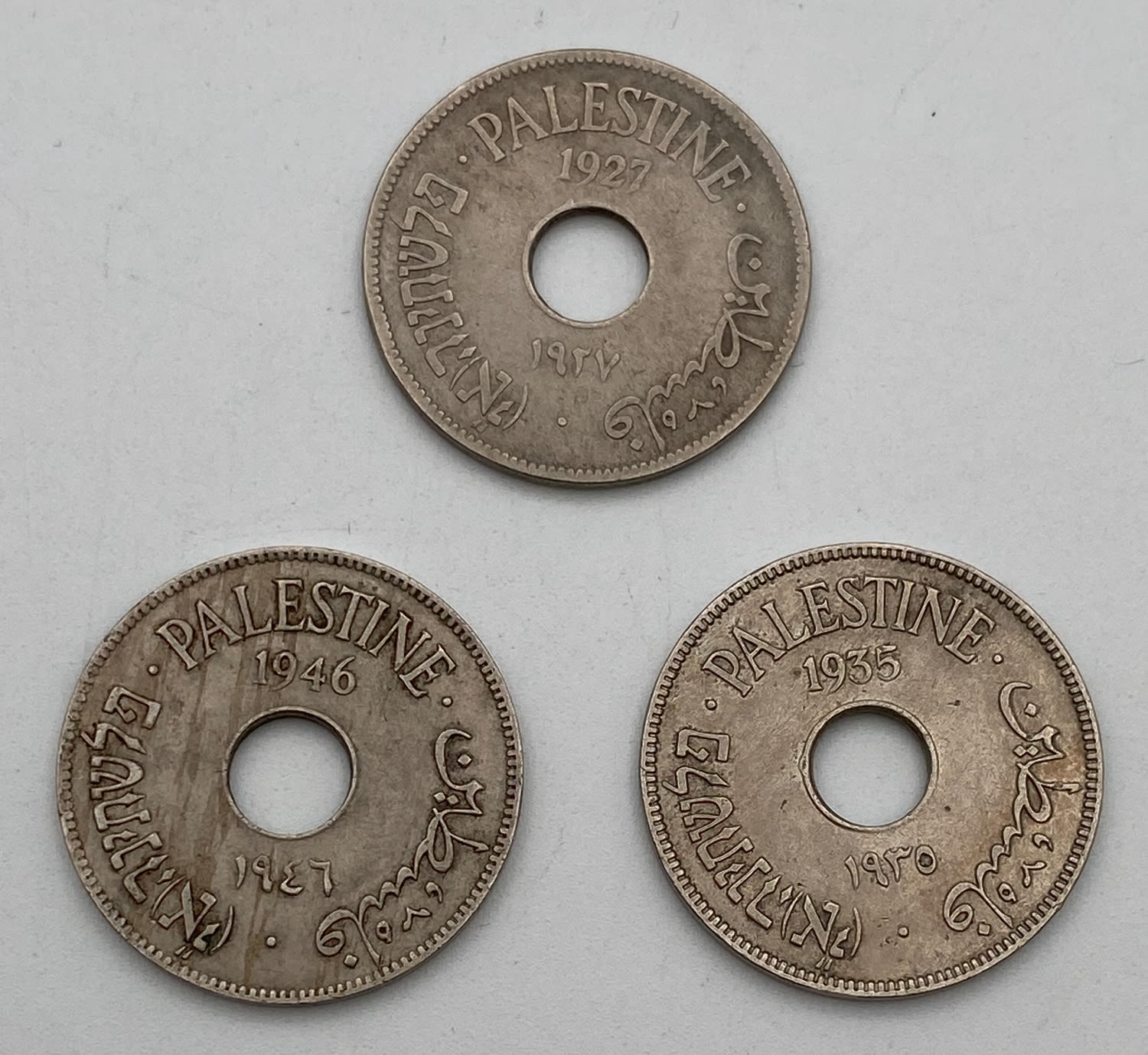 Palestine - Mandate coin lot, complete series, all years of the values 1, 2, 5 and 10 mil - are at pages and ... - 1 5