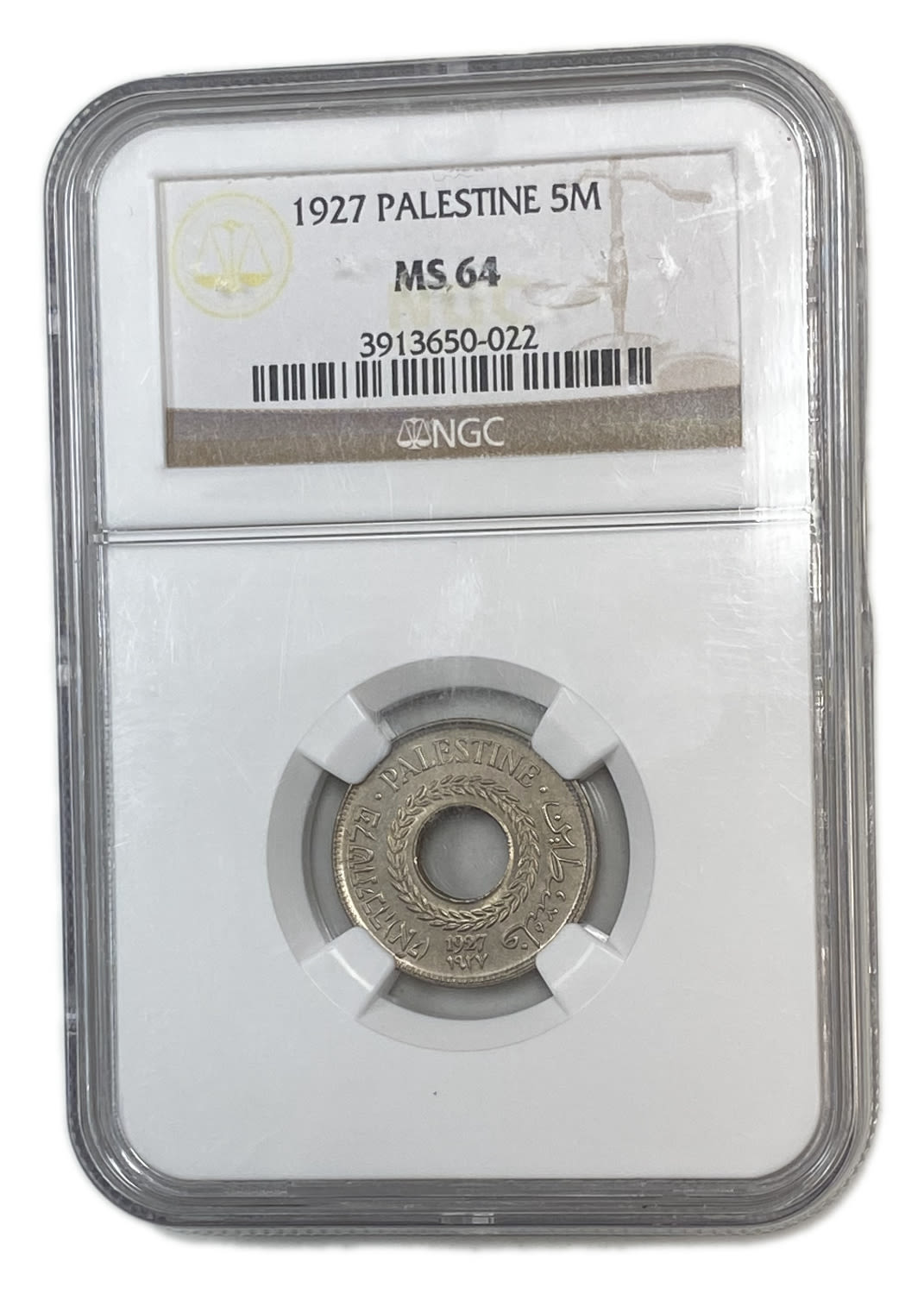 Palestine - 5 Mils 1927 - NGC MS 64
MIL, was the Hebrew name of the coin that was legal in Israel ... - 1 2