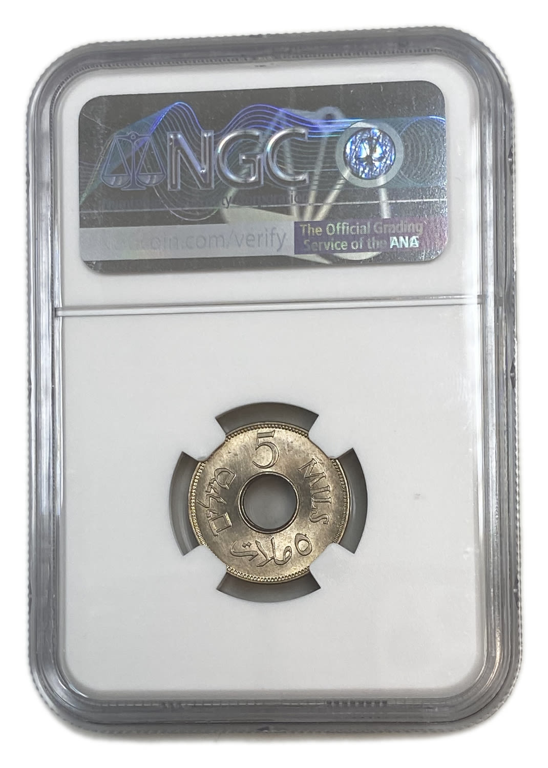Palestine - 5 Mils 1935 - NGC 65
MIL, was the Hebrew name of the coin that was legal in Israel ... - 1 3