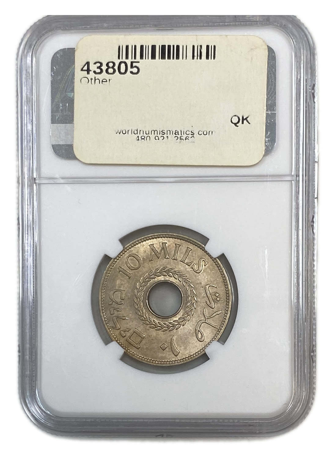Palestine - 10 Mils 1937 - NGC 63 - UNC
MIL, was the Hebrew name of the coin that was legal in ... - 1 3
