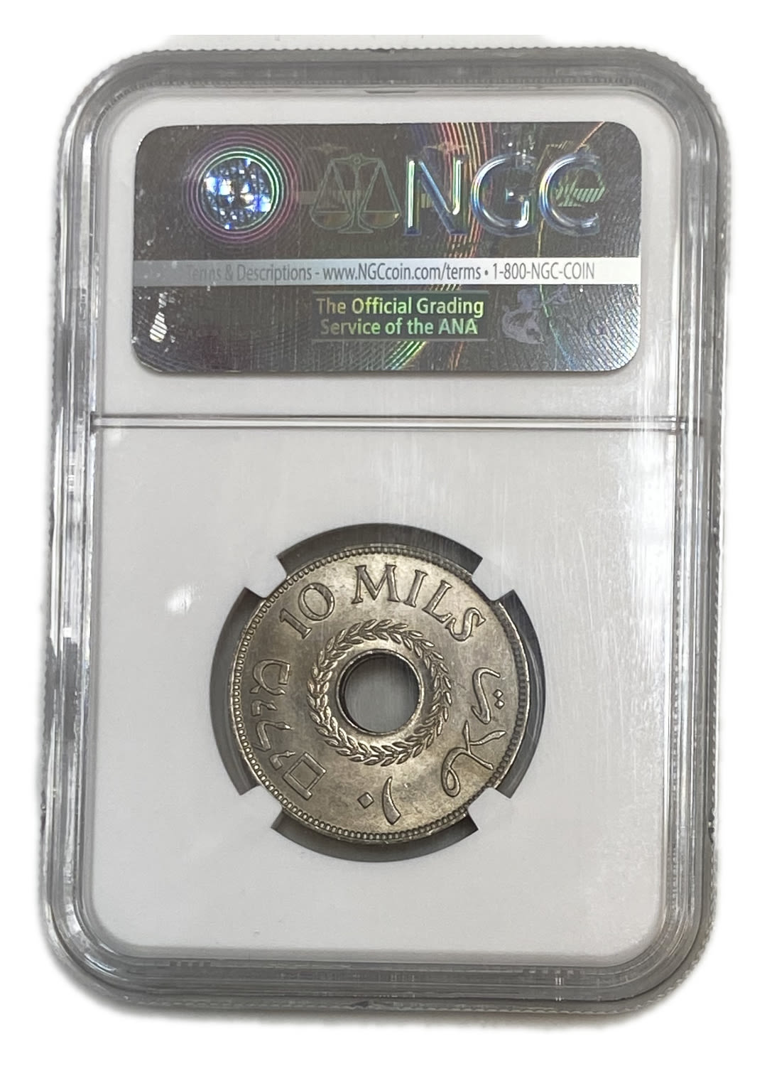 Palestine - 10 Mils 1942 - NGC MS 63
MIL, was the Hebrew name of the coin that was legal in Israel ... - 1 3