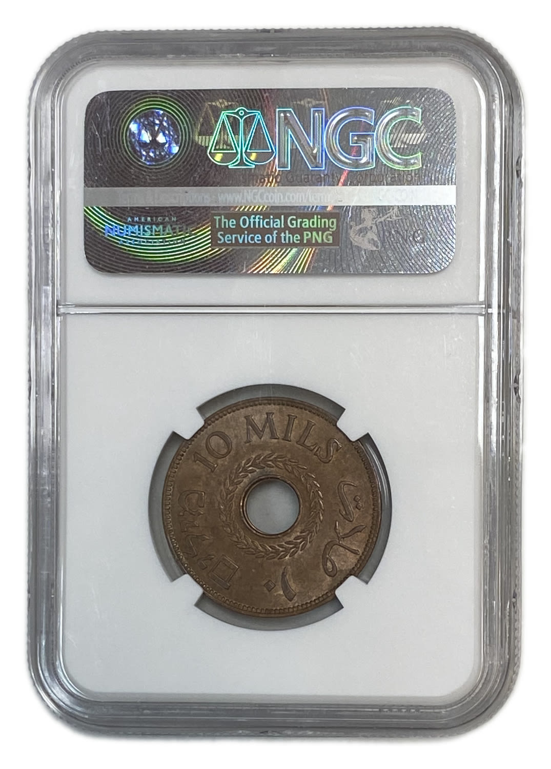 Palestine - 10 Mils 1943 - NGC MS 63 BN
MIL, was the Hebrew name of the coin that was legal in Israel ... - 1 3