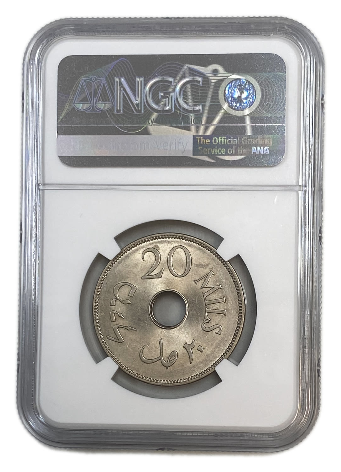 Palestine - 20 Mils 1935 - NGC MS62
MIL, was the Hebrew name of the coin that was legal in Israel ... - 1 3