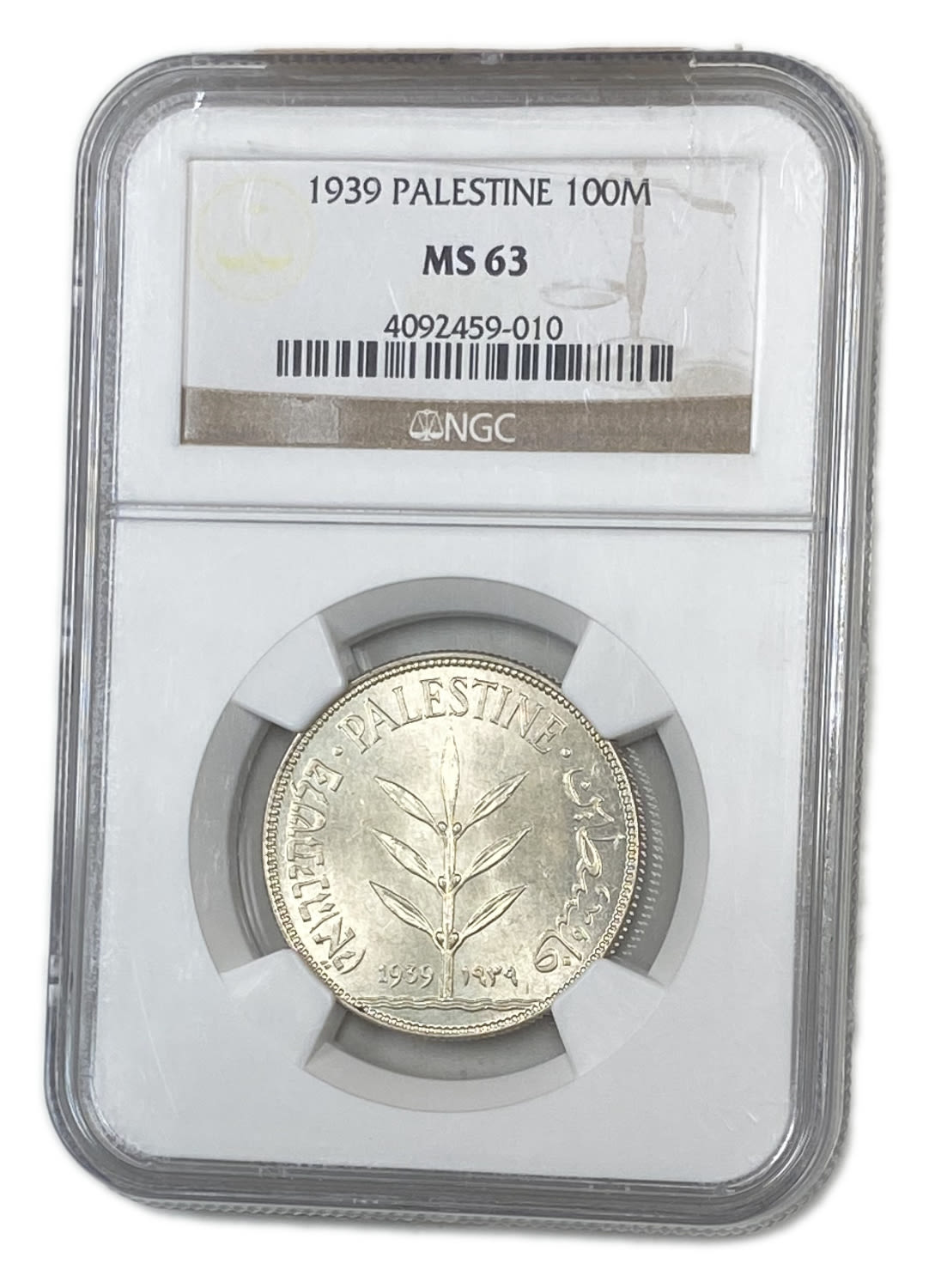 Palestine - 100 Mils 1939 - NGC MS 63
Mil, was the Hebrew name of the coin that was legal in Israel ... - 1 2