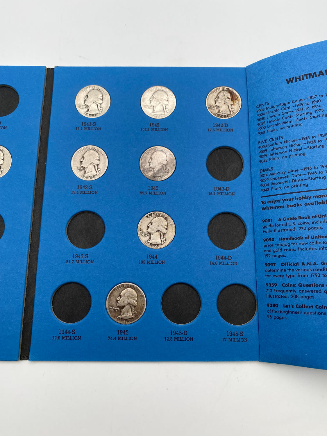 USA - coin album with 17coins of 25 cent from different years - different conditions
All the ... - 1 3