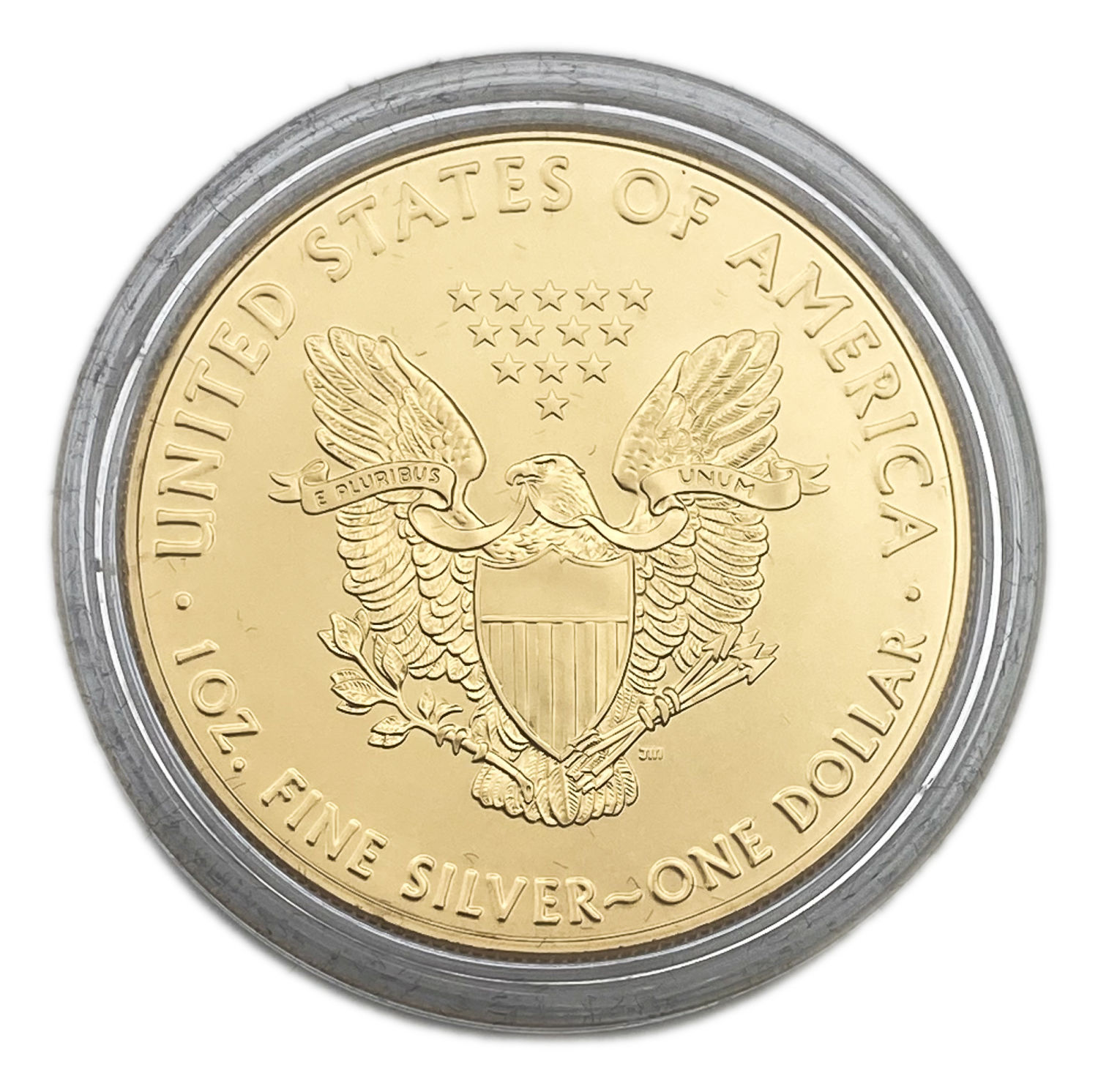 USA - 1 Dollar 2017 - United States Army - Silver 999, 31.1g, gold plated, Mintage 500 unites - 1 1