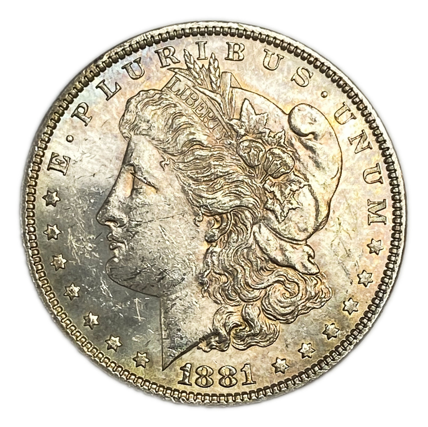 USA - Morgan Dollar 1881 - AU - Silver
The Morgan dollar was a United States dollar coin minted from ... - 1 0