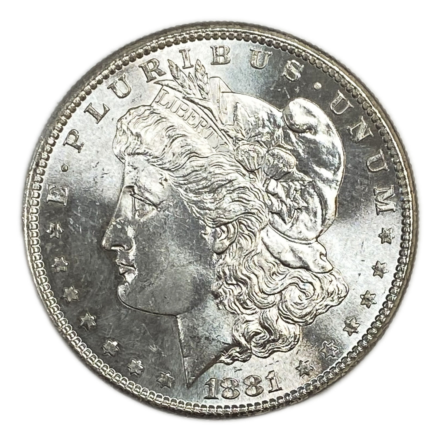 USA - Morgan Dollar 1881S - UNC - Silver
The Morgan dollar was a United States dollar coin minted ... - 1 0
