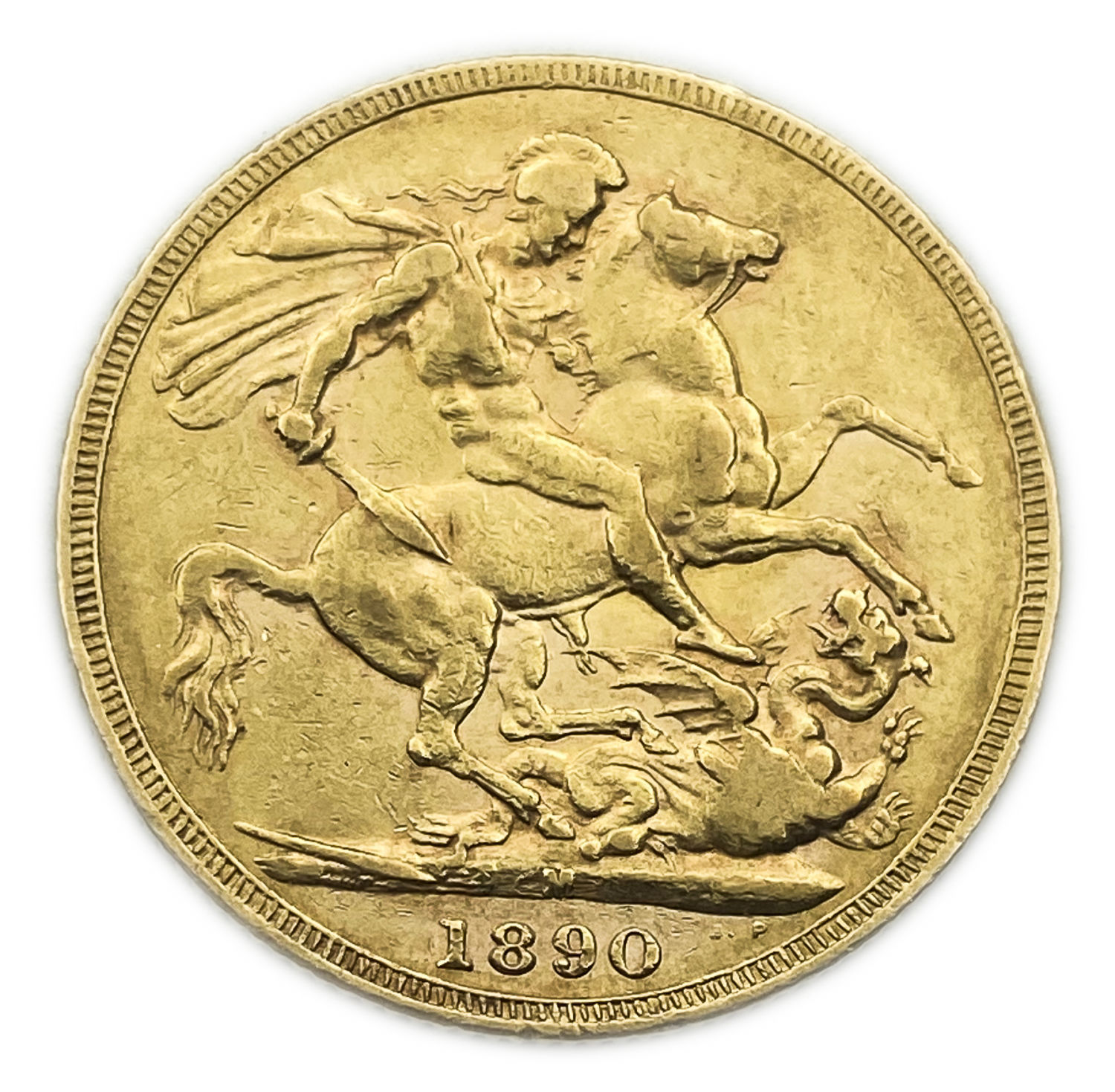 England (Great Britain) Australia M - 1 Sovereign (Sovereign) 1890 - Victoria 2nd portrait - VF condition ... - 1 0