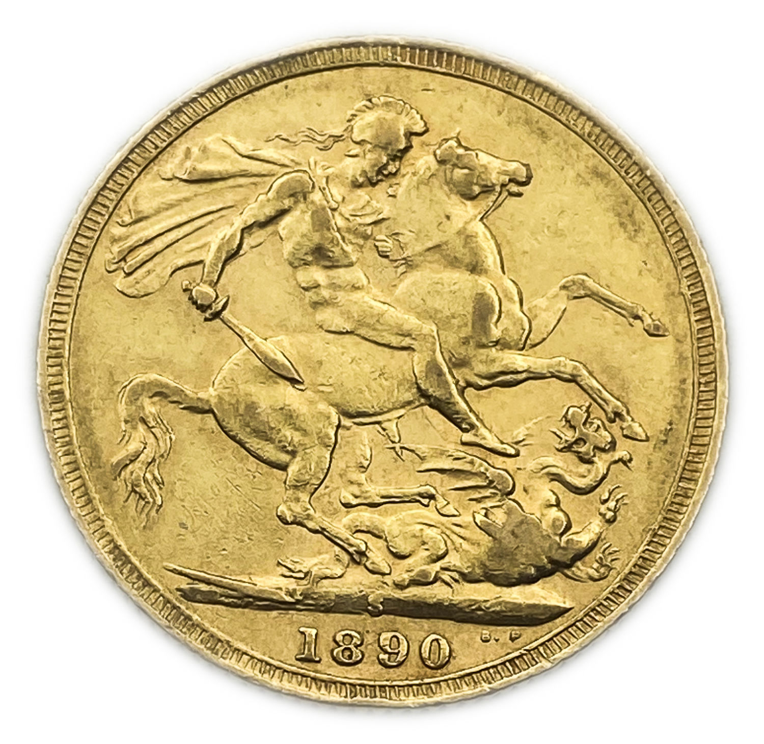 England (Great Britain) Australia S - 1 Sovereign (Sovereign) 1890 - Victoria 2nd portrait - VF condition ... - 1 0