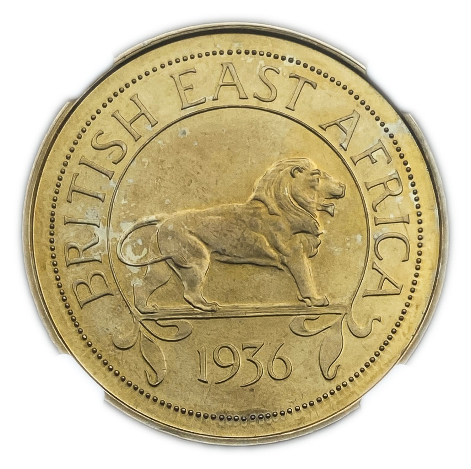 England (South Africa) - Edward VIII Brass Fantasy Crown Coin 1984 - PR66 Cameo, KM-XM2a, FM-2B - 1 0