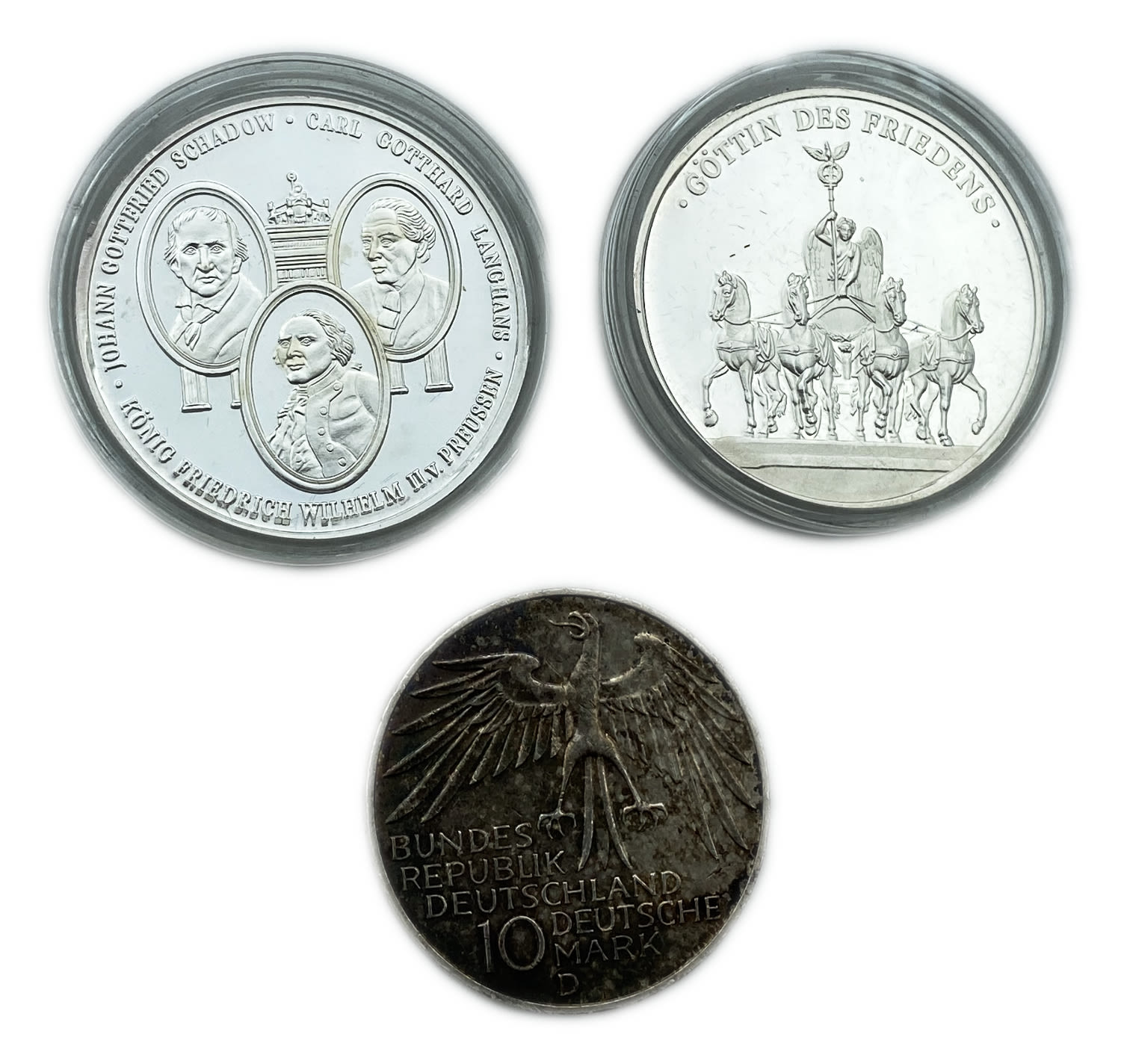 Germany - Set of 3 silver medals from the years 1972, 1991 - XF-UNC - 1 1