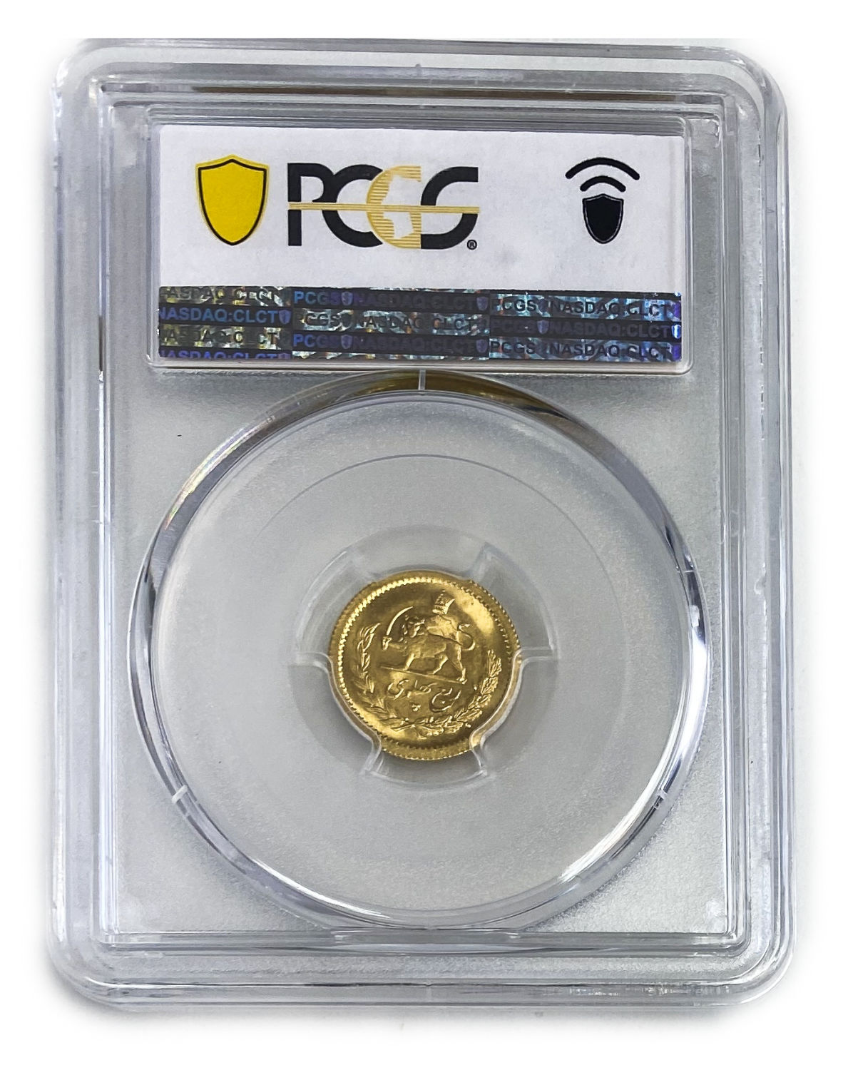 Iran / Paras - 1/4 Pahlavi 1977 (AH 2356) - Mohammad Rezā Pahlavī - Gold 900, 2.03g, 16 mm - PCGS 65
... - 1 3