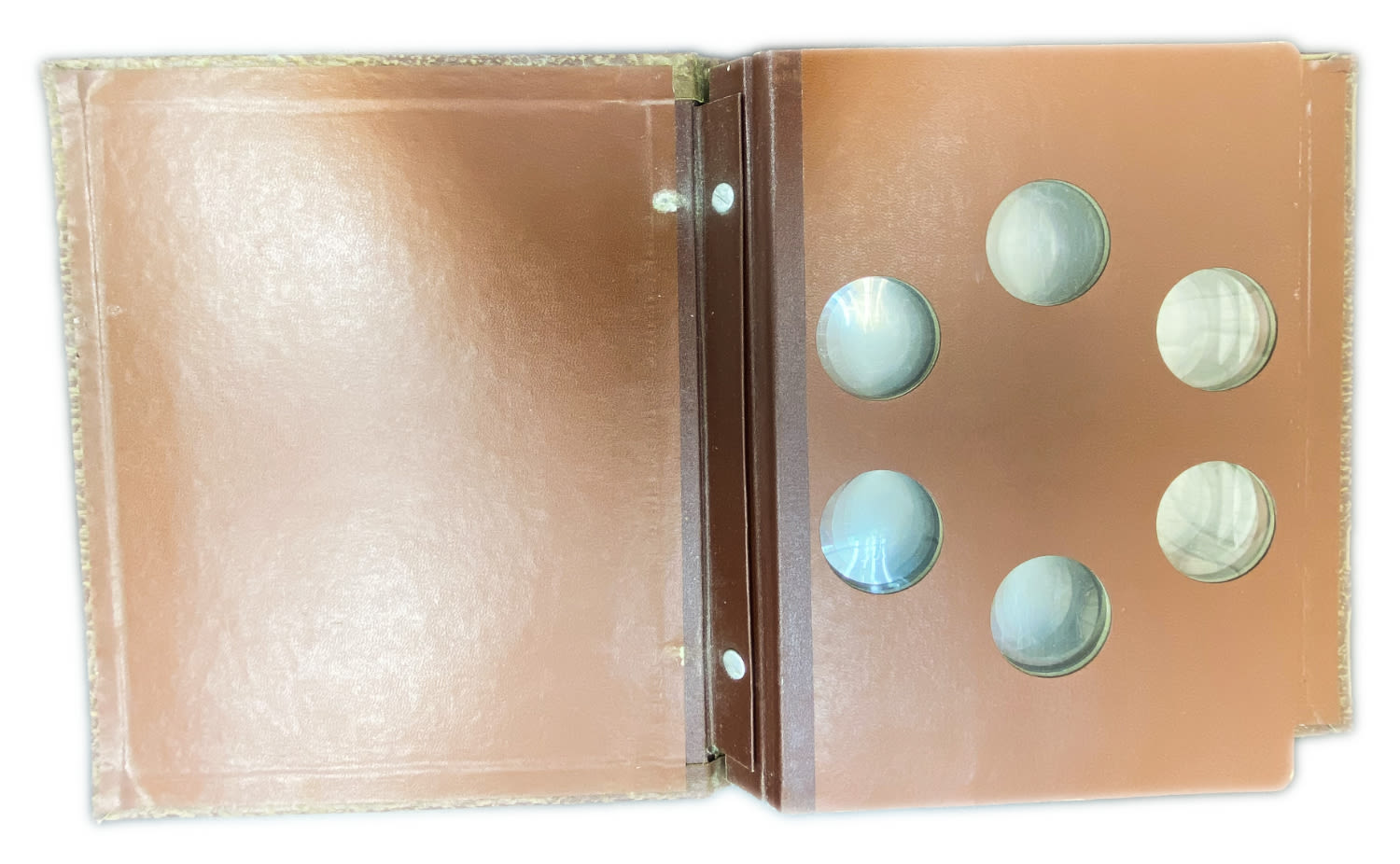 Israel - Album for storing silver and copper-nickel coins of the government company for coins and medals (the ... - 1 7