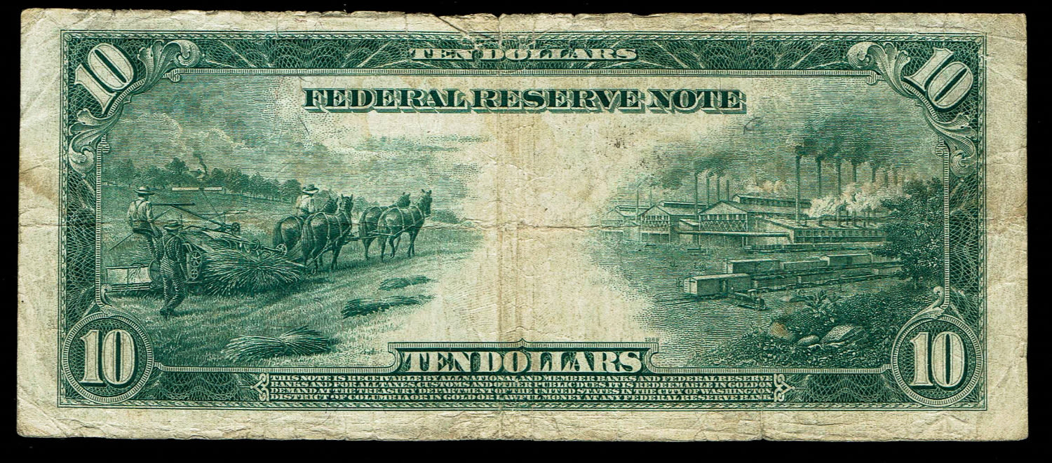 USA - 10 Dollars 1913 - F
The dollar (or US dollar, also known as the US dollar or US dollar) is the ... - 1 1