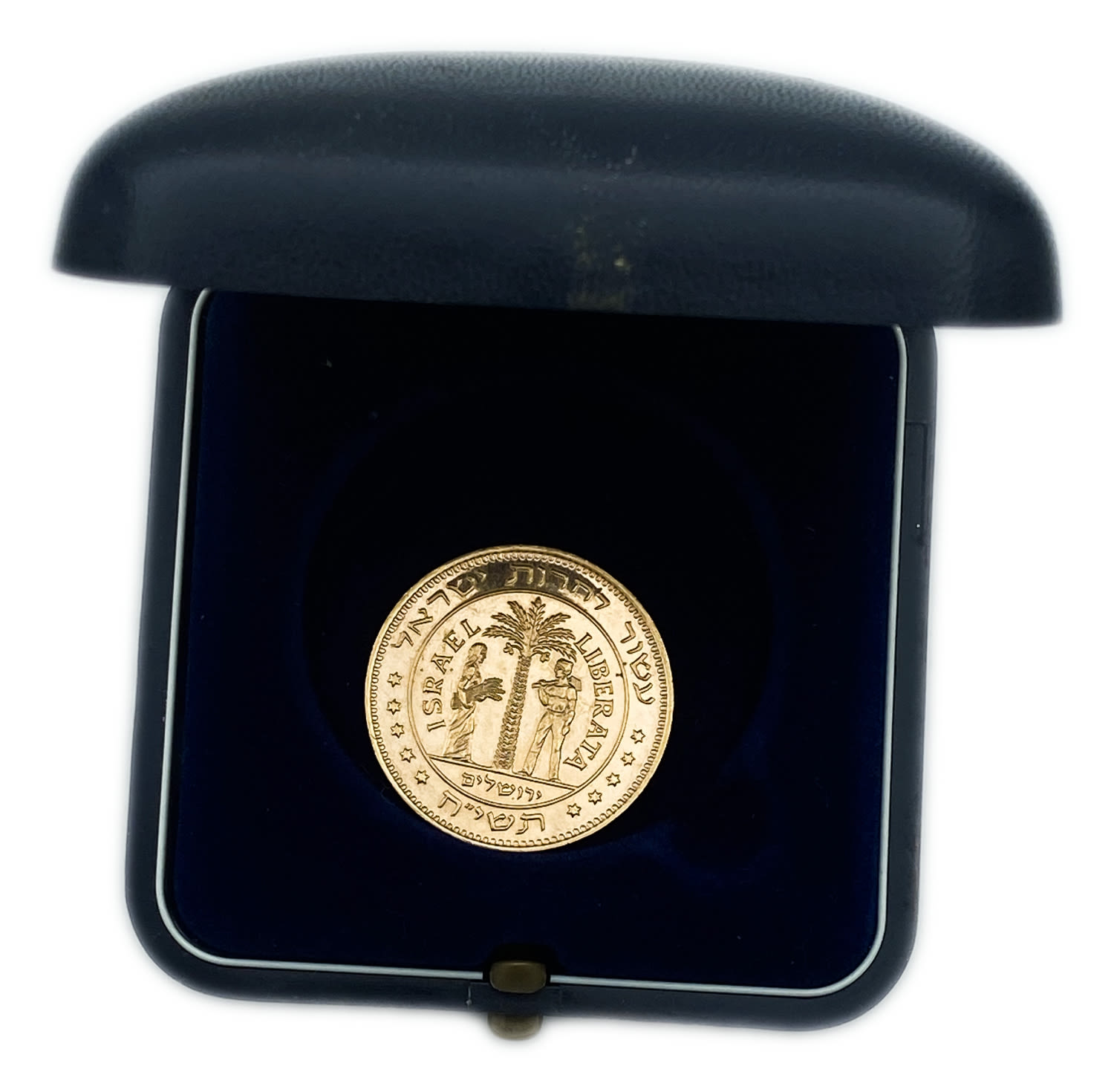 Israel - Gold medal made in honor of Israel's 10th anniversary - "Galata Judah" - 1958
The ... - 1 2