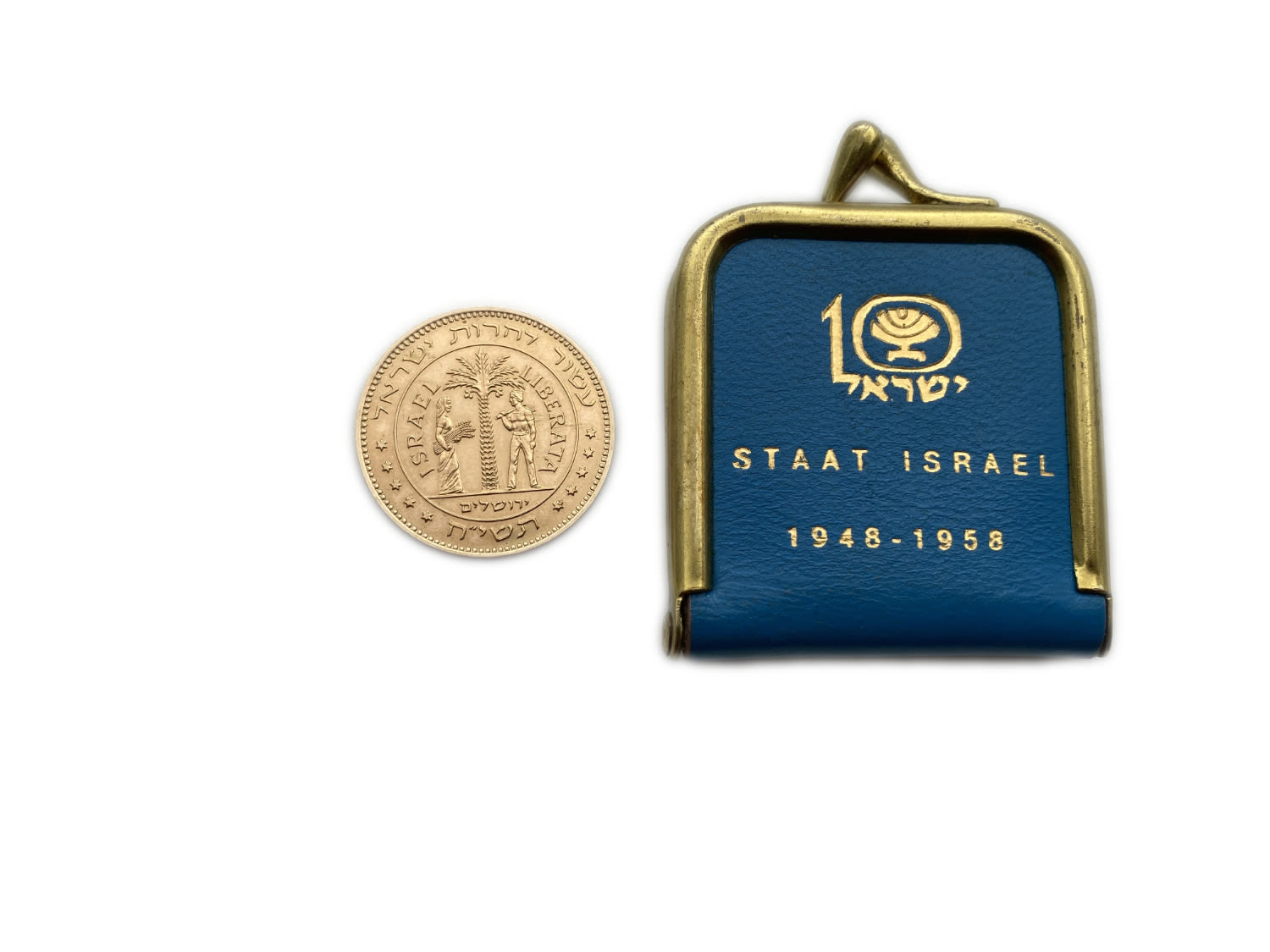 Israel - Gold medal made in honor of Israel's 10th anniversary - "Galata Judah" - 1958
The ... - 1 2