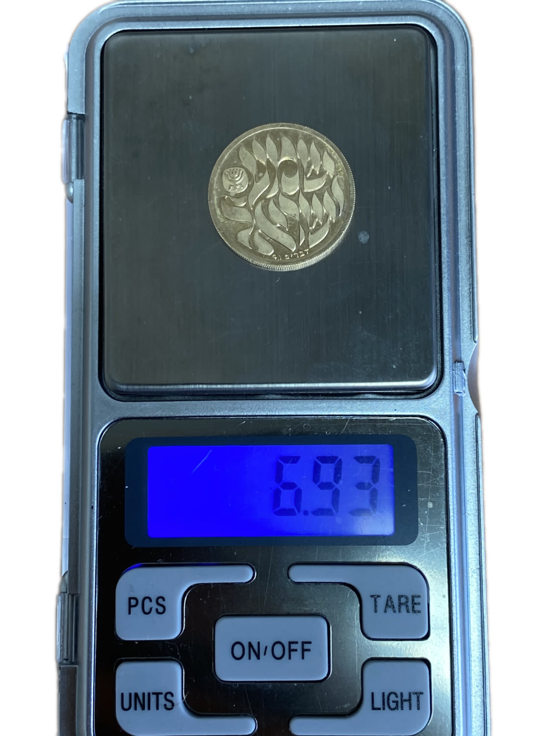 Israel - Shema Israel, State Medal, 5740-1980 - Gold 585, 6.93g, 22mm
Only 10% fees + VAT on this ... - 1 2
