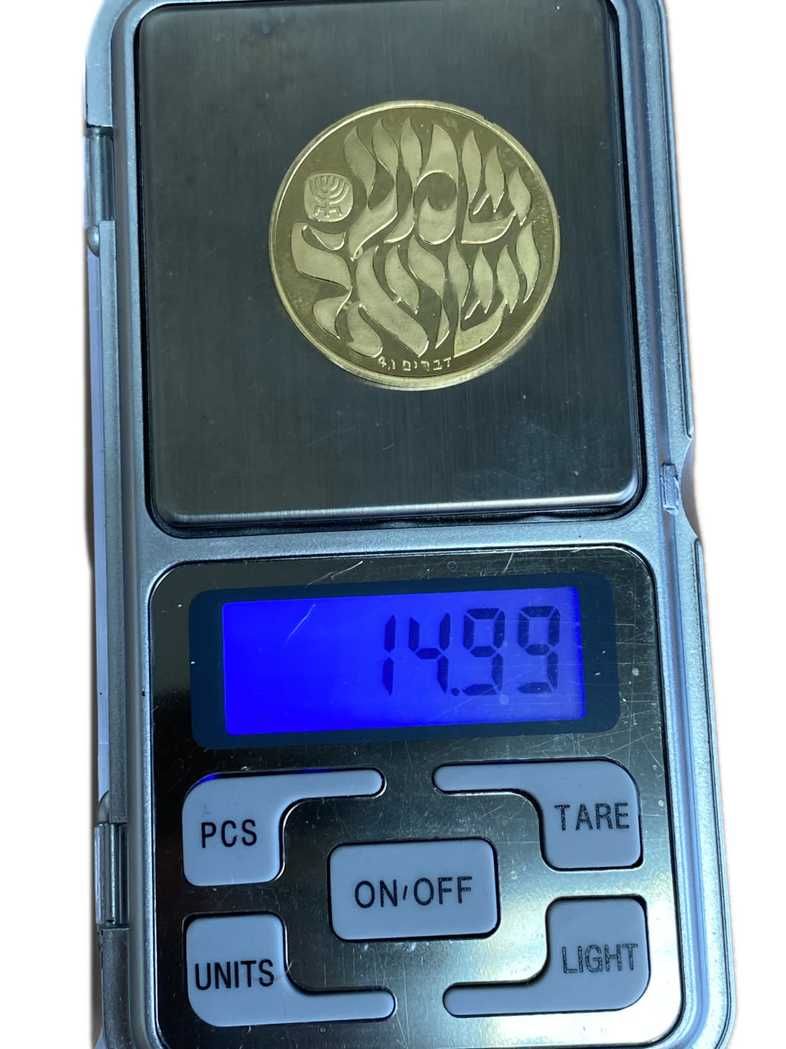 Israel - Shema Israel, State Medal, 5740-1980 - Gold 750, 14.99g, 30mm
Only 10% fees + VAT on ... - 1 2