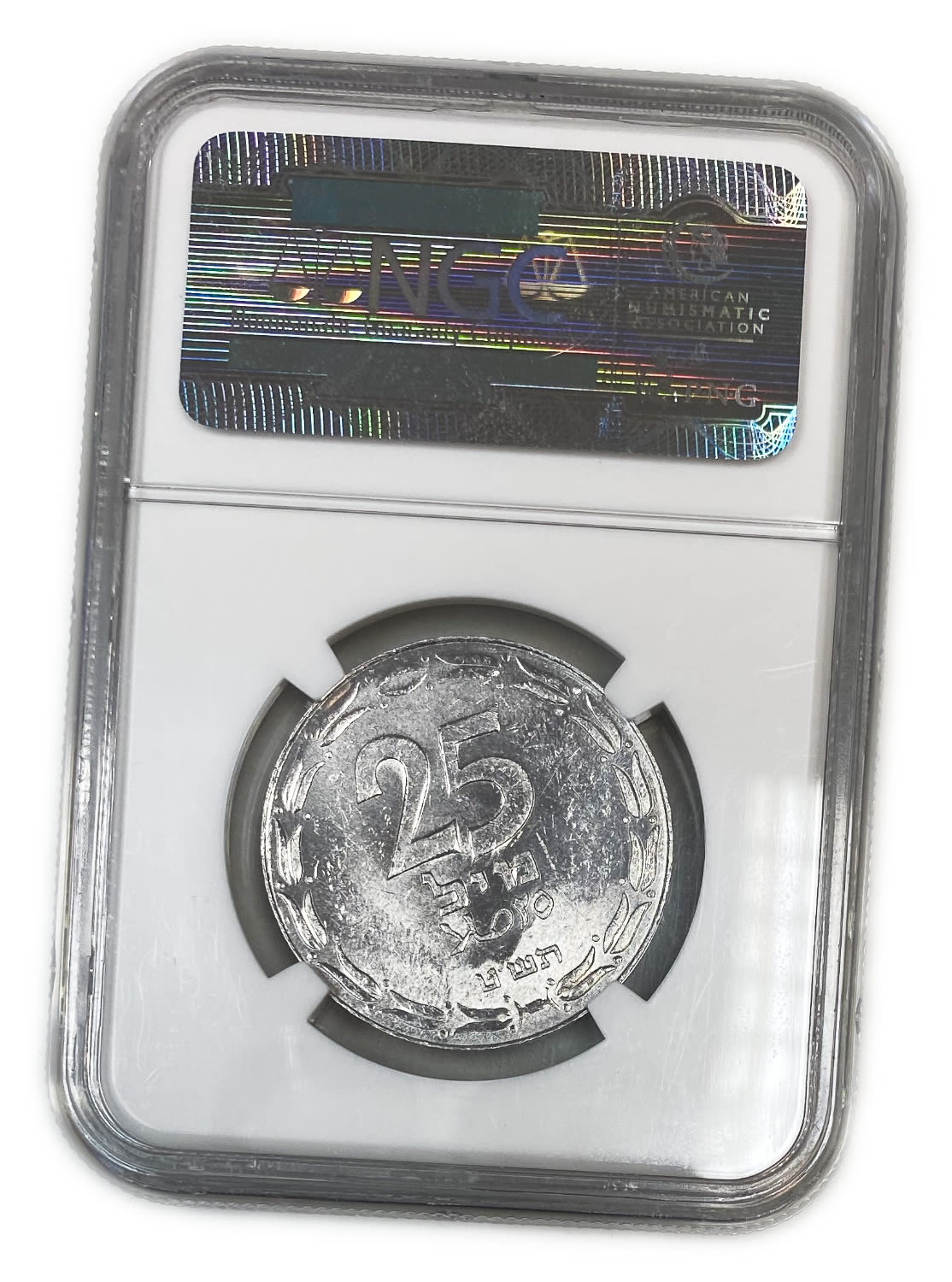 Israel - 25 Mils 1949 - Close Link - NGC 62
After the establishment of the state in 1948, and until ... - 1 3