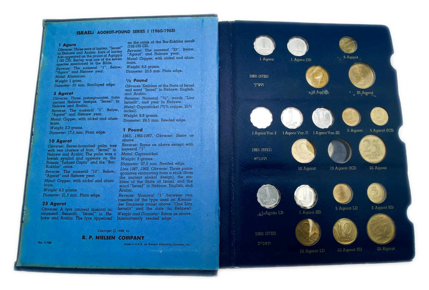 Israel - a coin flange adapted to some of the Israeli coins of the Agora series (1960) - the flange is ... - 1 0
