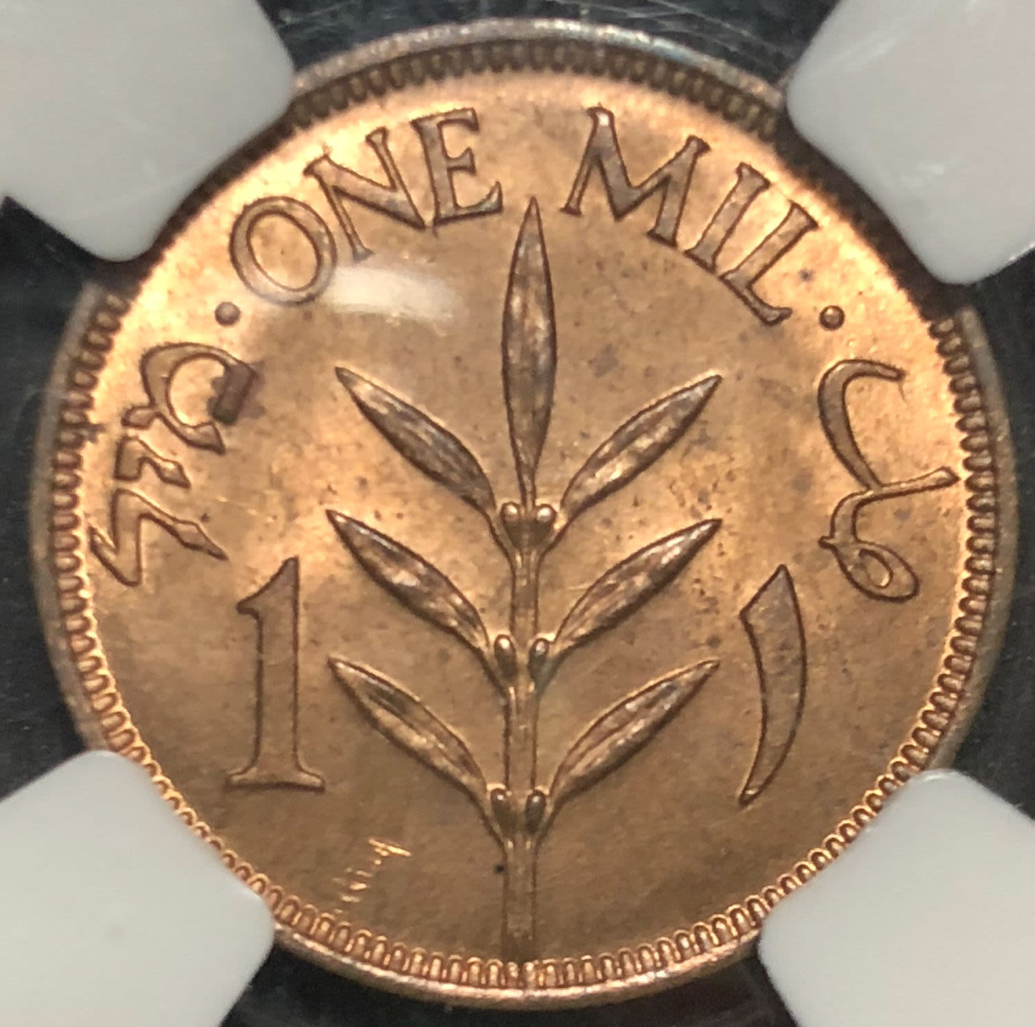 Palestine - 1 mil 1941. - 1 1