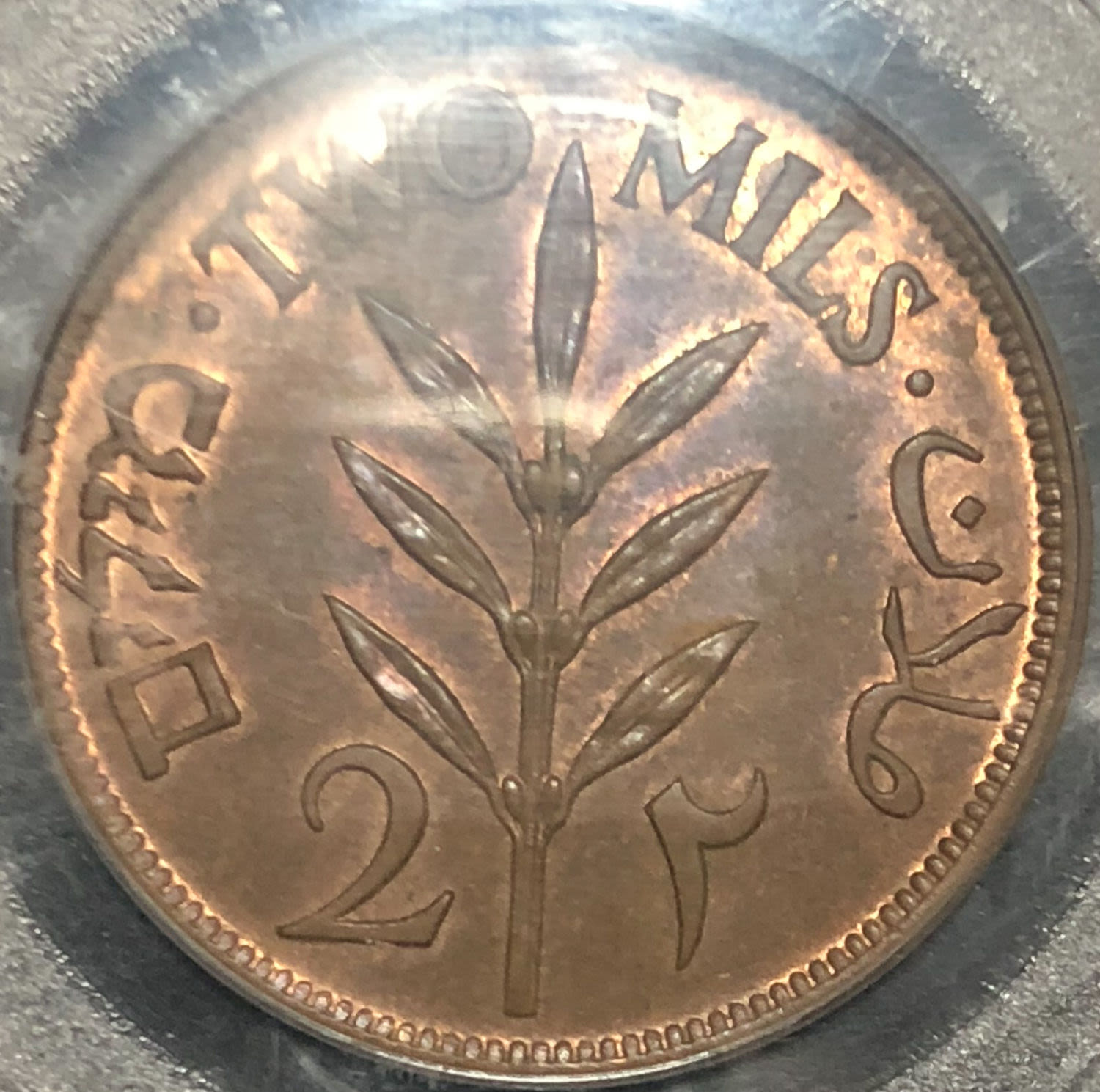 Palestine - 2 mil 1946. - 1 1