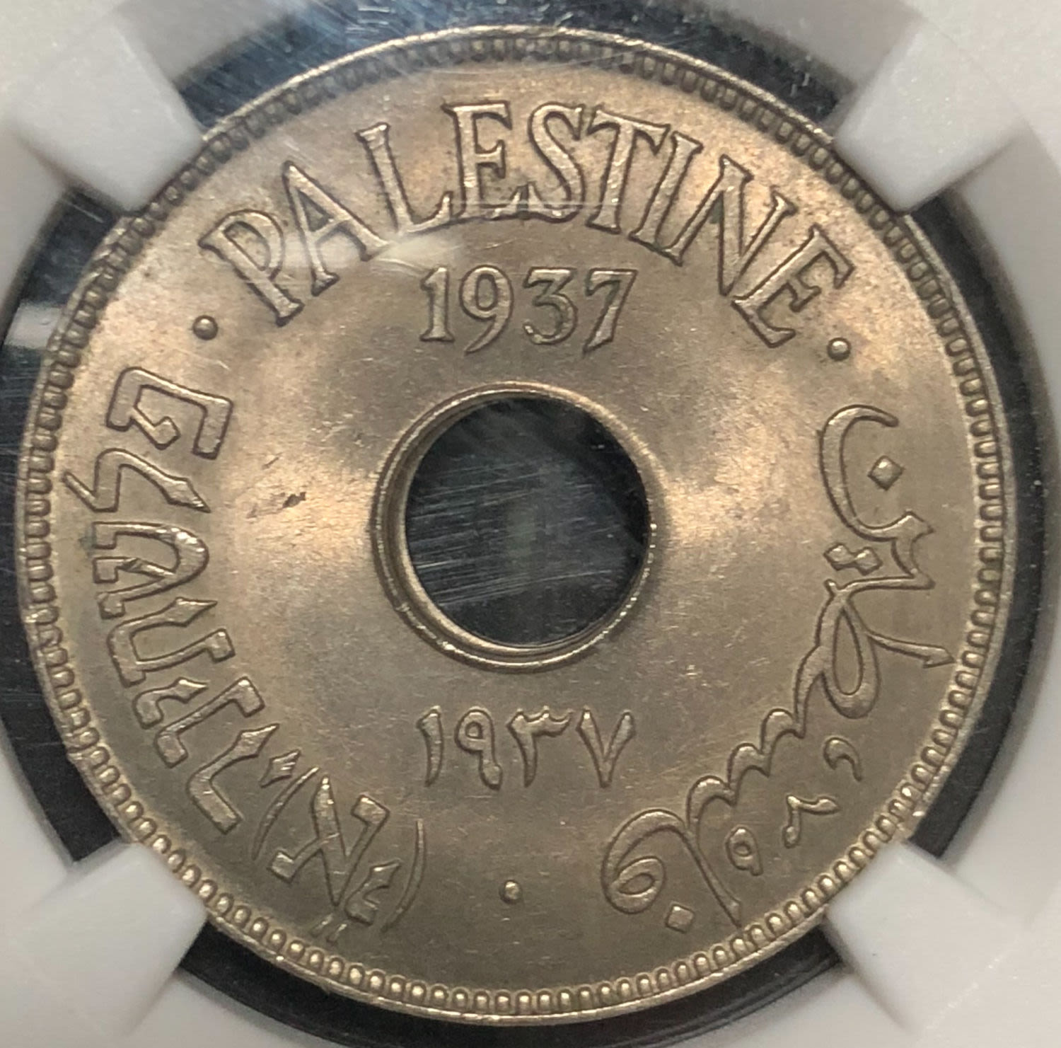 Palestine - 10 mils 1937. - 1 0