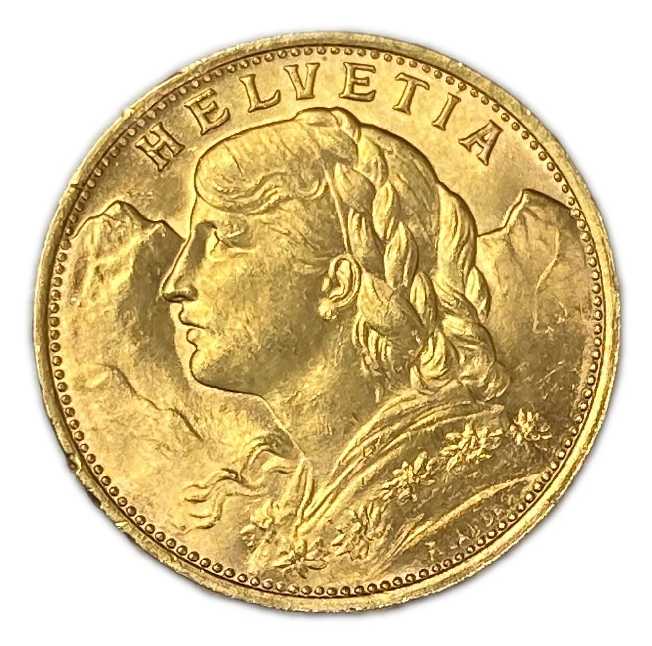 Switzerland - 20 francs 1922 - Swiss Confederation - Gold 900, 6.44 g, 21 mm - UNC
Only 10% fees ... - 1 1
