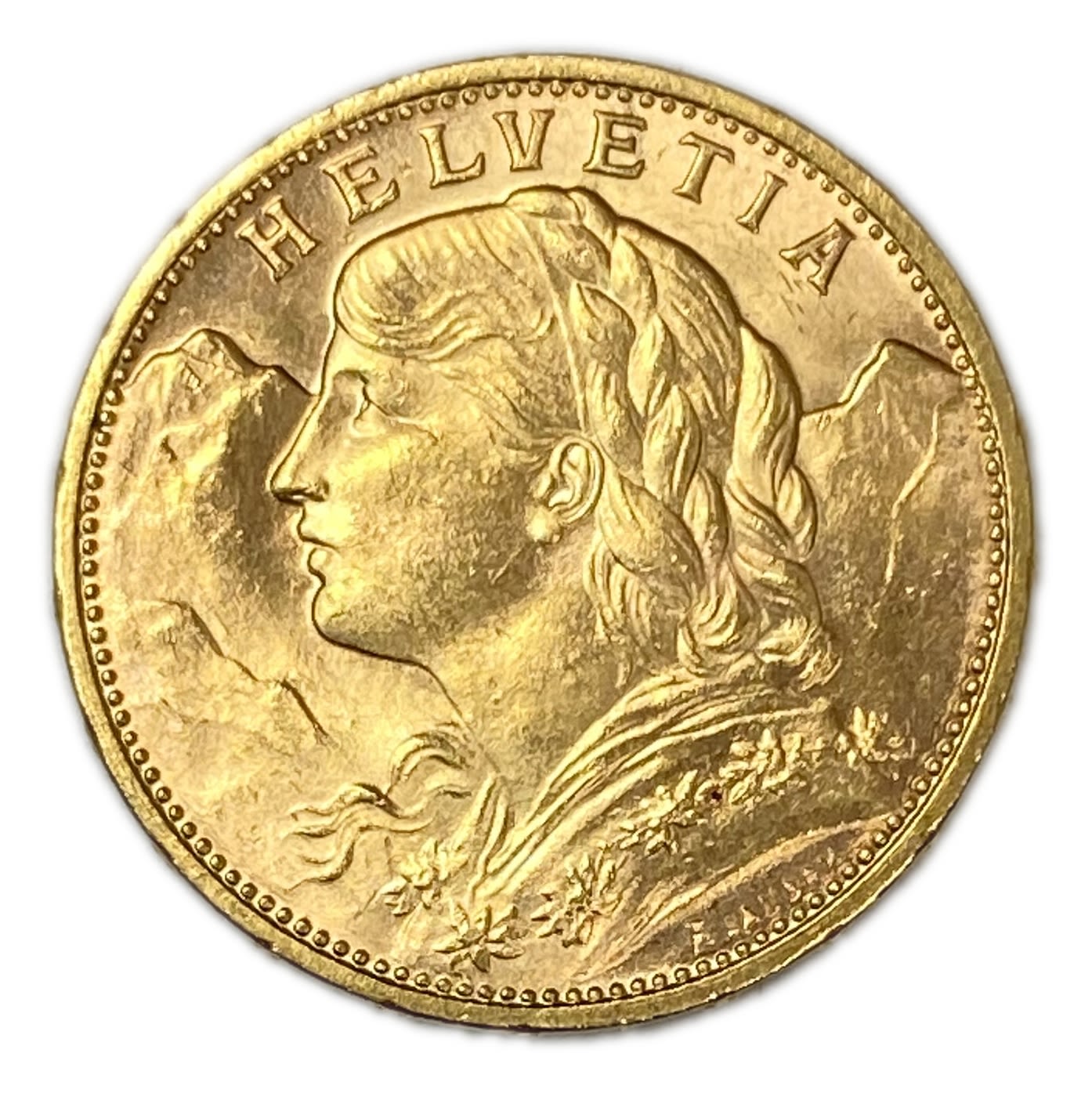Switzerland - 20 francs 1915 - Swiss Confederation - Gold 900, 6.44 g, 21 mm - UNC
Only 10% fees ... - 1 1