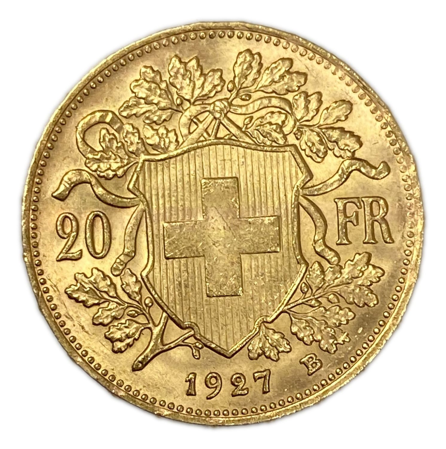 Switzerland - 20 francs 1927 - Swiss Confederation - Gold 900, 6.44 g, 21 mm - UNC
Only 10% fees ... - 1 0