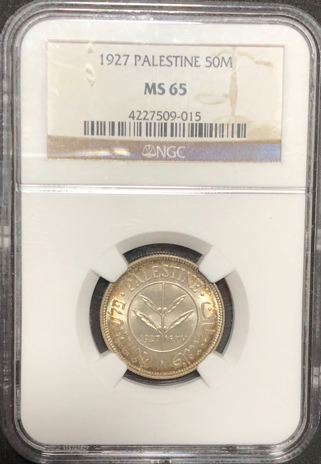 Palestine - 50 mils 1927. - 1 2