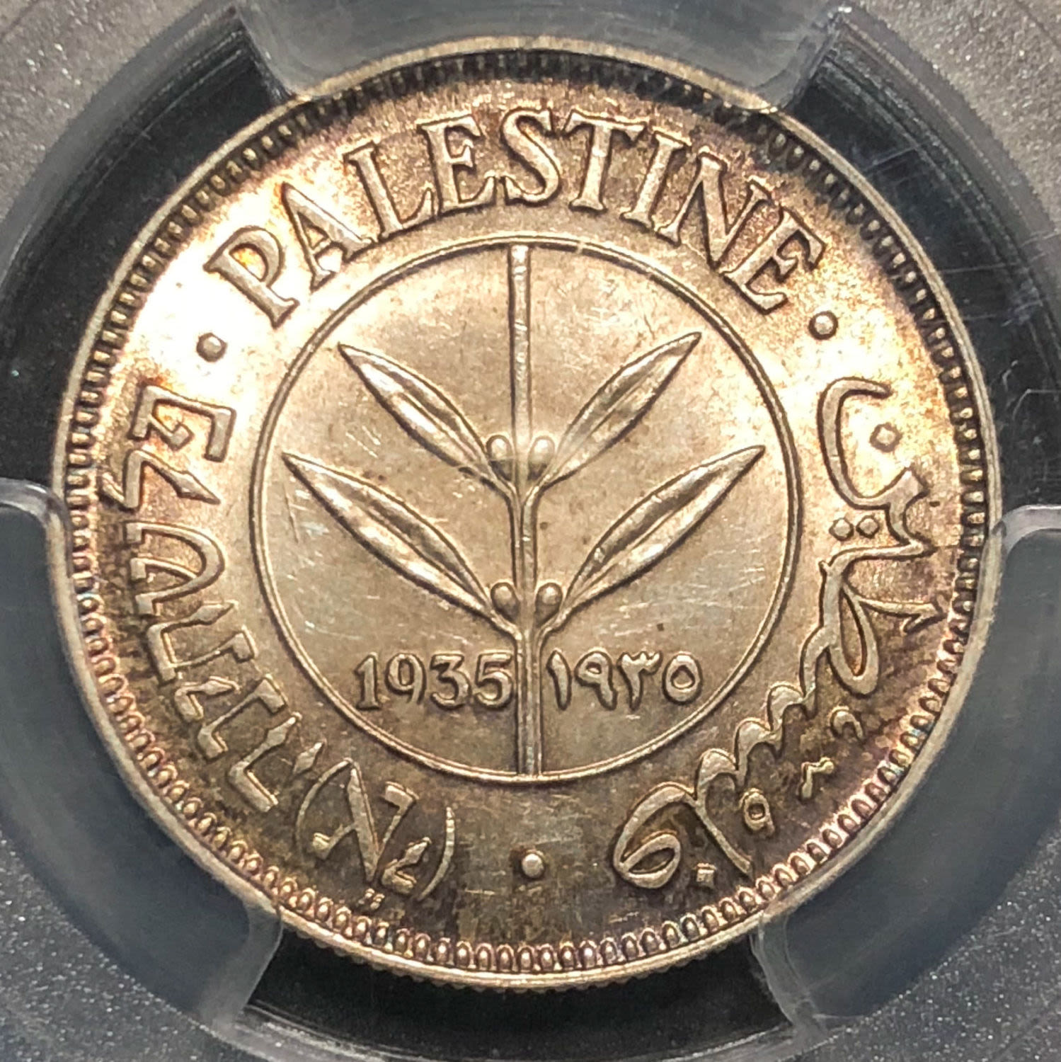 Palestine - 50 mils 1935. - 1 0